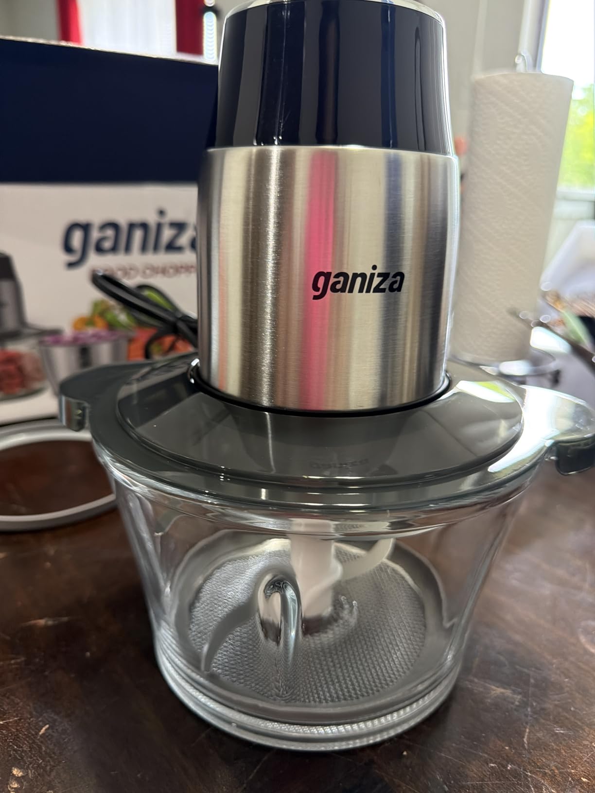 Ganiza Food Processors with 2 Bowls, 450W Meat Grinder Vegetable Chopper, 2-Speed Electric Food Chopper customer photo 1