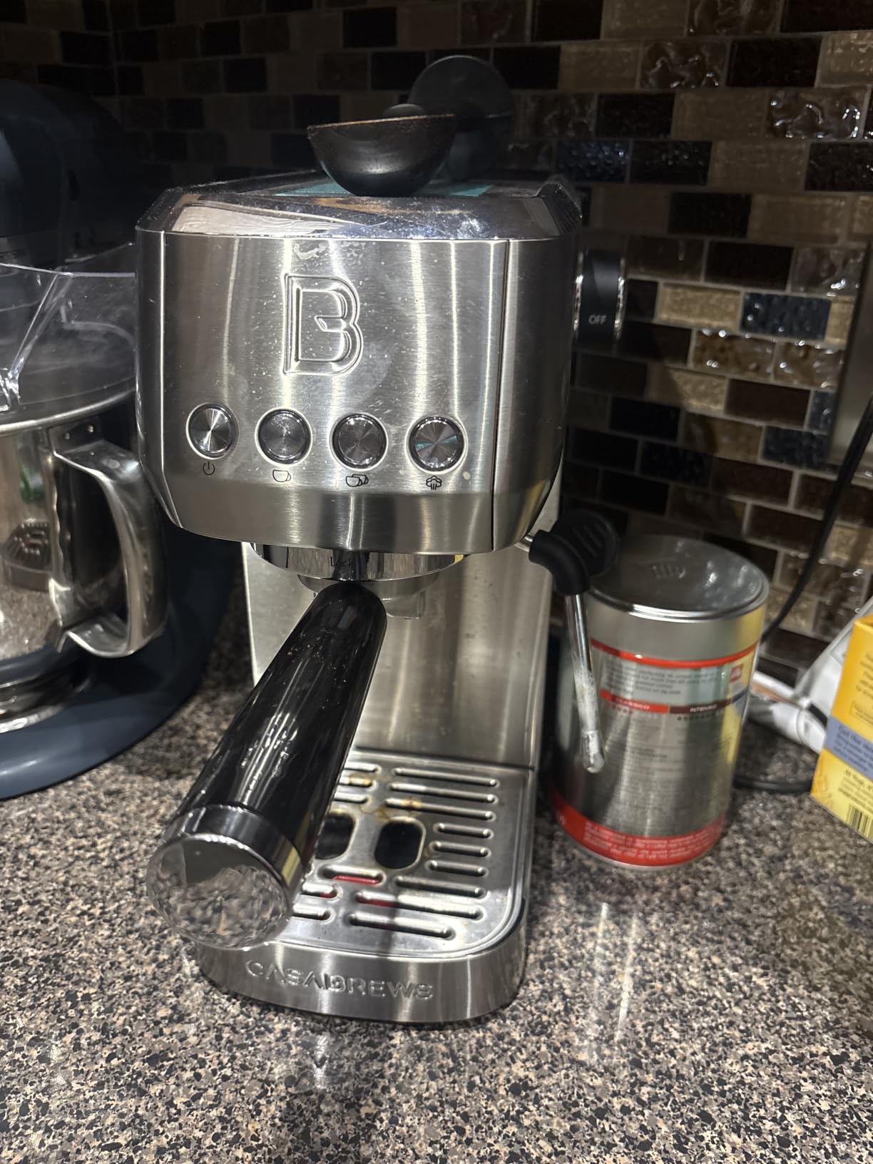 CASABREWS 3700 Essential Stainless Steel Espresso Machine with Steam Wand, 20-Bar Italian Pump, Compact Espresso Maker customer photo 1