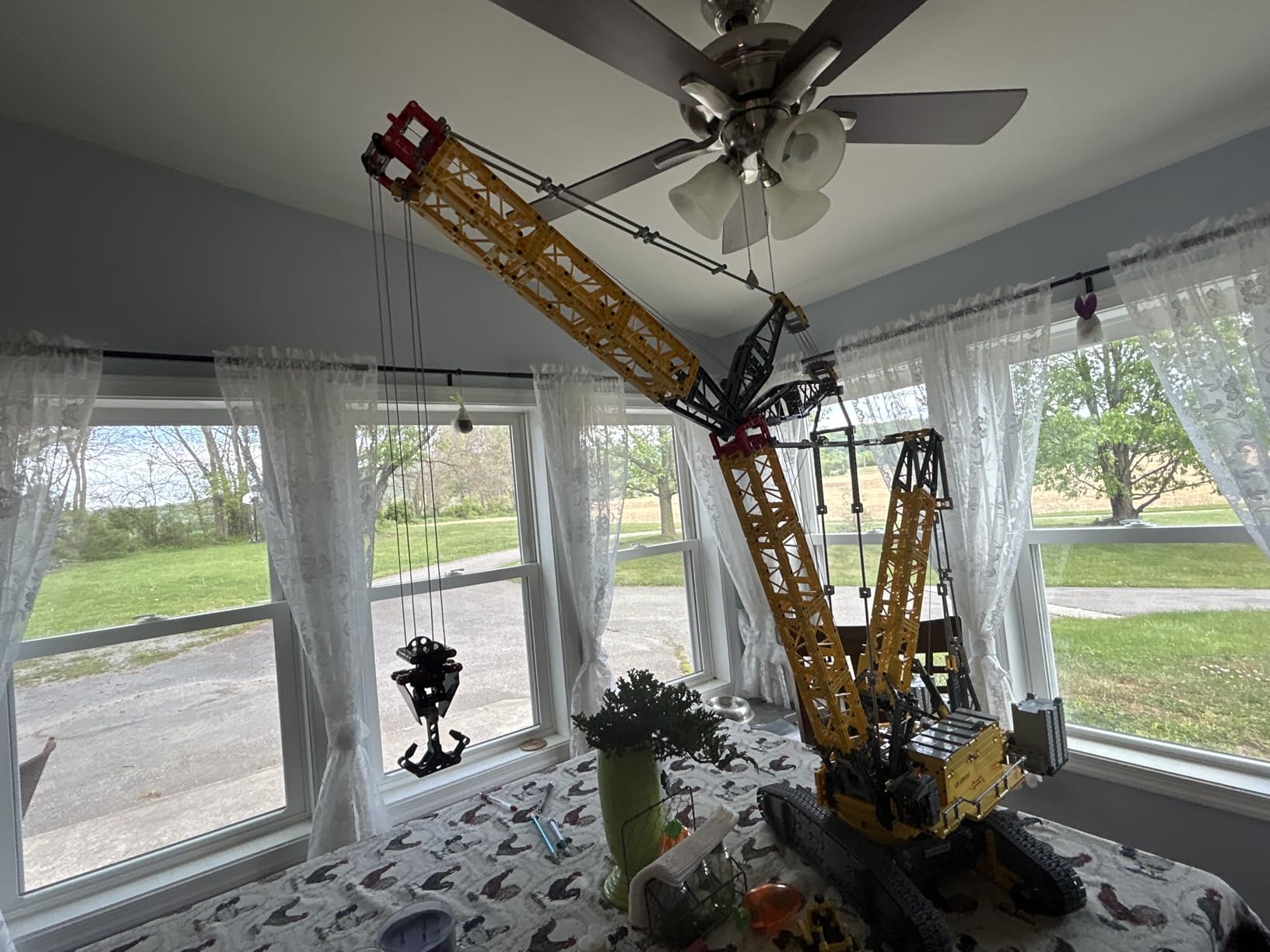 Technic Liebherr Crawler Crane LR 13000 Model Kit - Bedroom or Office Decor for Adults, Ages 18+ - Building Blocks for Adults to Display - Gift Ideas - 42146 customer photo 1