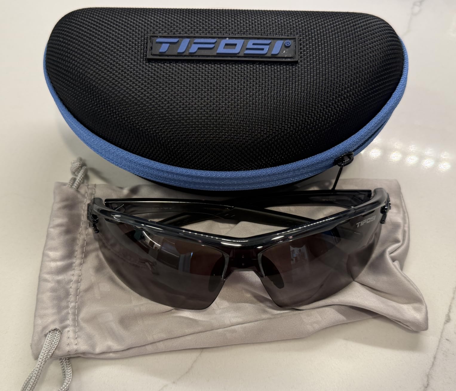 Tifosi Rivet Half-Frame Sunglasses - Cycling, Golf, Running & Pickleball | 100% UVA/UVB customer photo 1