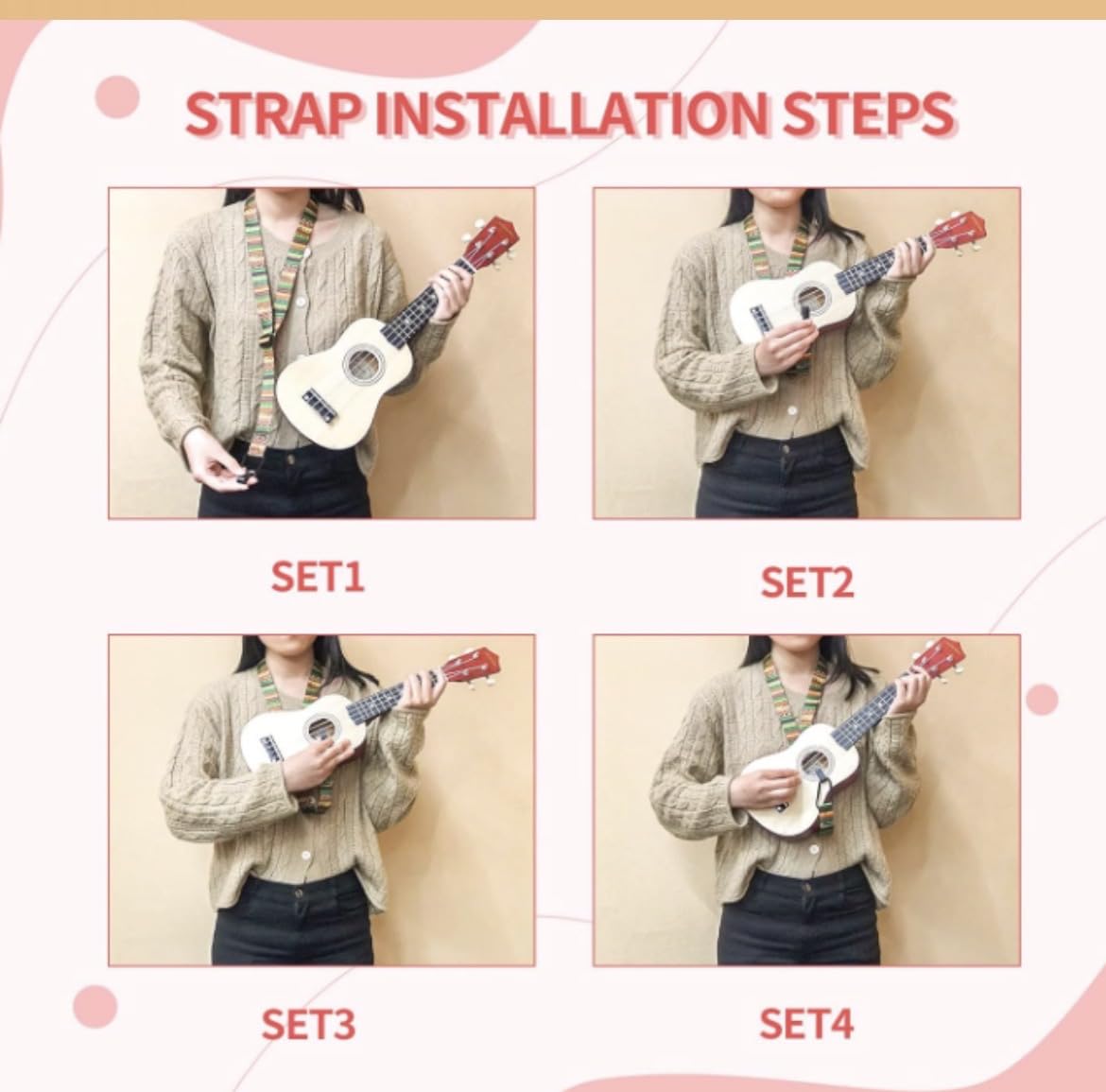 AODSK Tenor 26 Inch Nylon String Ukulele Kit with Bag, Strap & Tuner, Gift | Deeper Rich Tone, Larger Body, Includes Picks, Cloth, Online Lessons, Perfect for Advancing Players, Practice, Performance customer photo 1