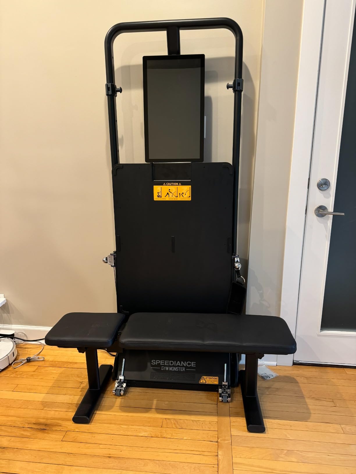 Speediance Gym Monster Smart Home Gym, Multifunctional Strength Training Machine, Smith Machine Power Cage Workout Station, Squat Rack Cable Machine, Full Body Fitness Equipment for Home Workout customer photo 2