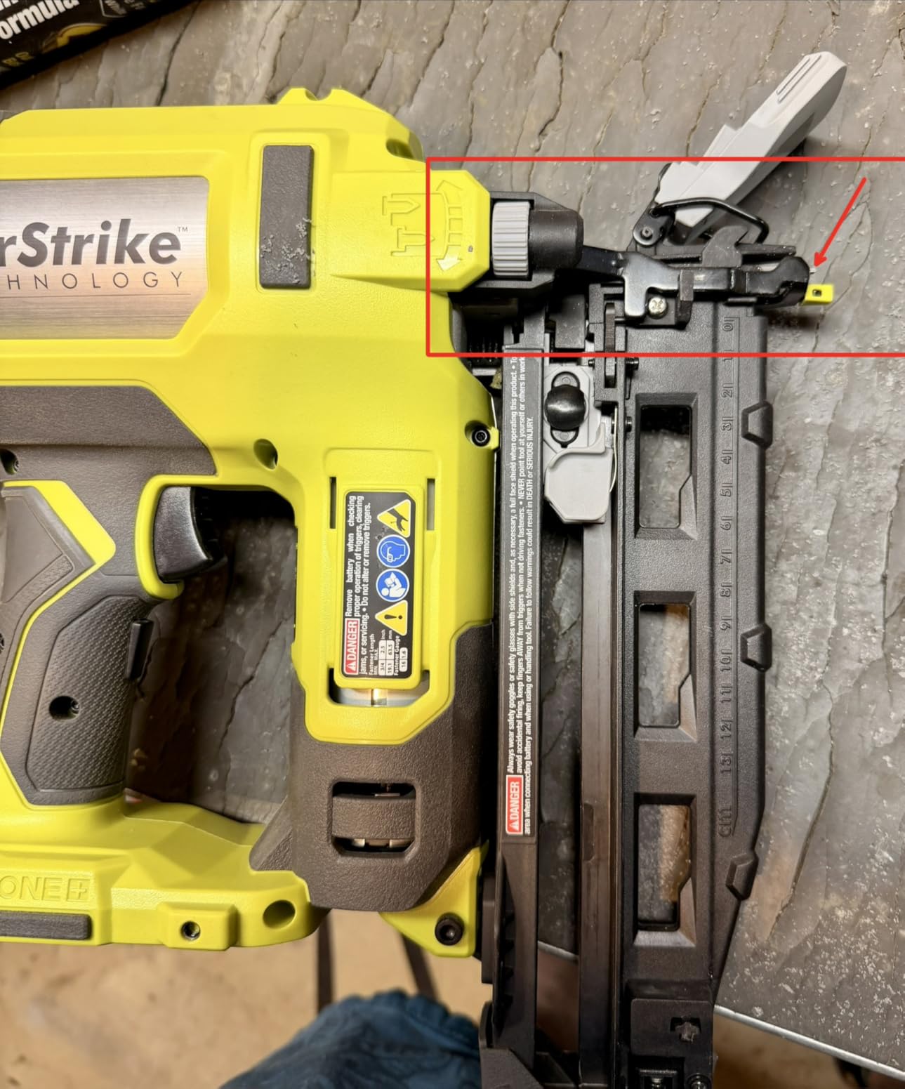 ONE+ 18V 16-Gauge Cordless AirStrike Finish Nailer P326 (Tool Only) customer photo 1