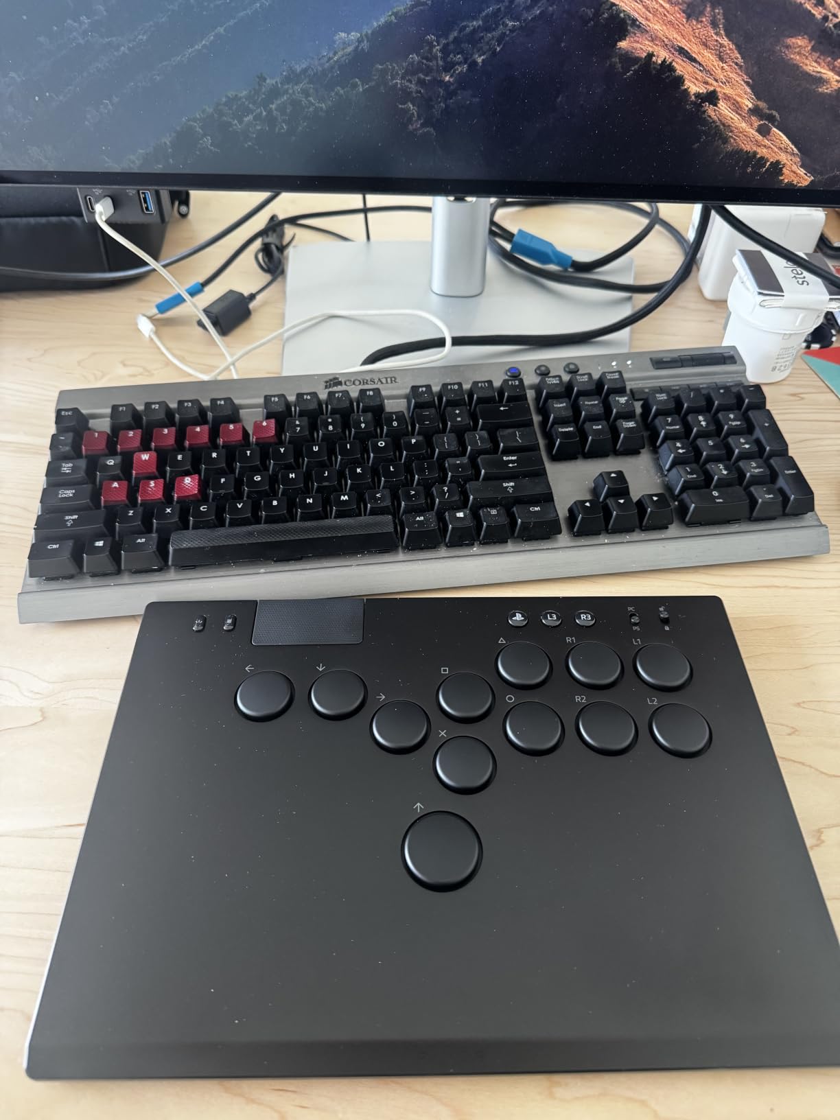 Razer Kitsune All-Button Arcade Controller - For PS5 / PlayStation 5 & PC - Low-Profile Optical Switches - Slim Form Factor - Removable Top Plate - Chroma RGB Lighting - USB Type C - Black customer photo 2