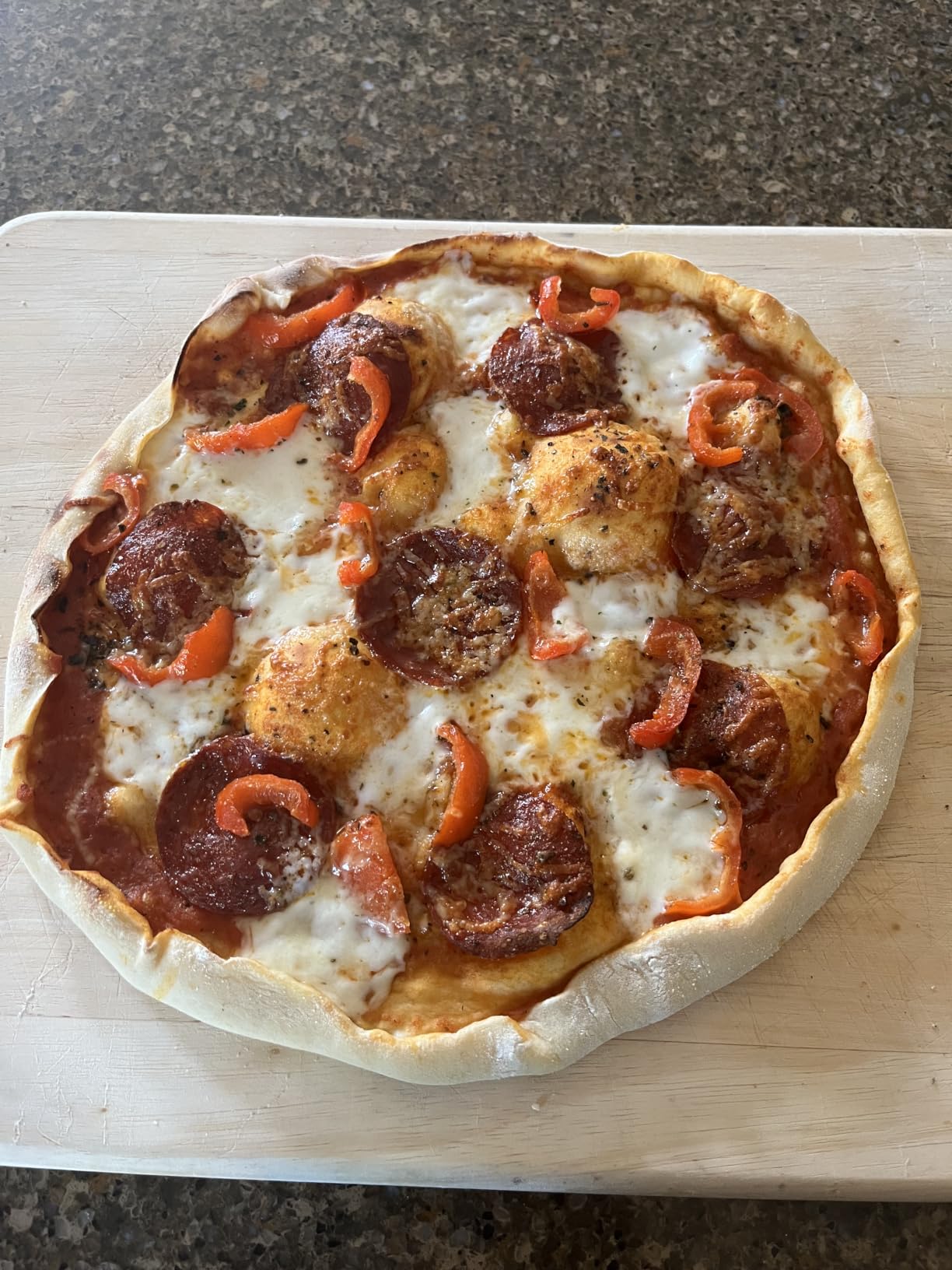 CHEFMAN Indoor Pizza Oven - Makes 12 Inch Pizzas in Minutes, Heats up to 800F - Countertop Electric Maker with 5 Touchscreen Presets, Pizza Stone and Peel Included - Stainless Black customer photo 2
