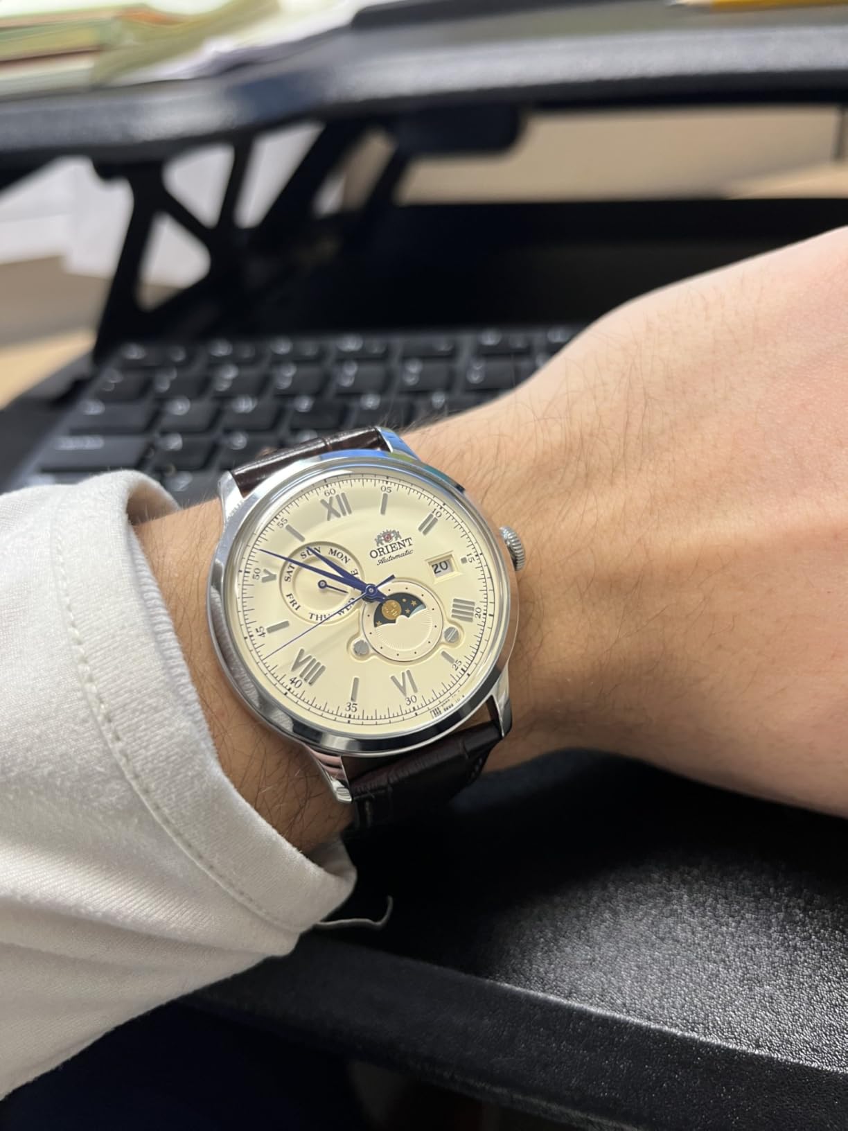 [Orient] Bambino Sun&Moon Automatic Mechanical Watch customer photo 2