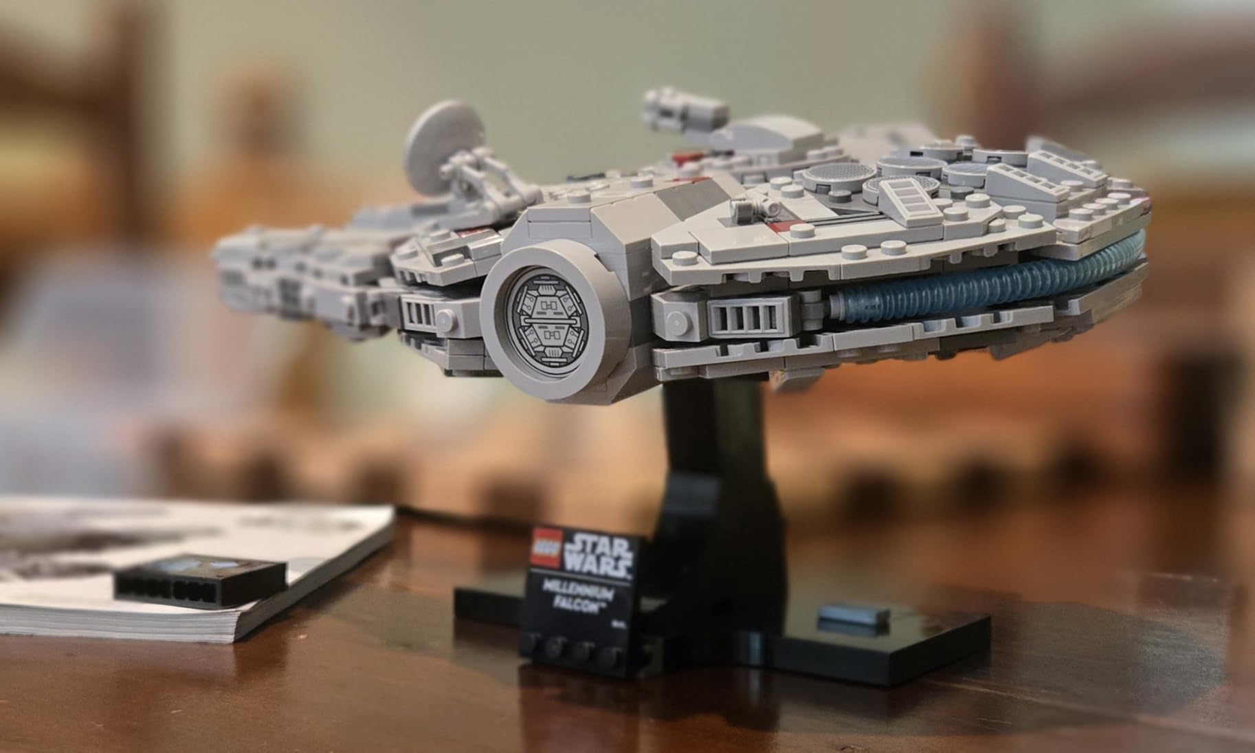 LEGO Star Wars Millennium Falcon 25th Anniversary Collectible - DIY Building Set for Adults, Men & Women, Ages 18+ - A New Hope Model with Display Stand - Star Wars Gift - 75375 customer photo 1