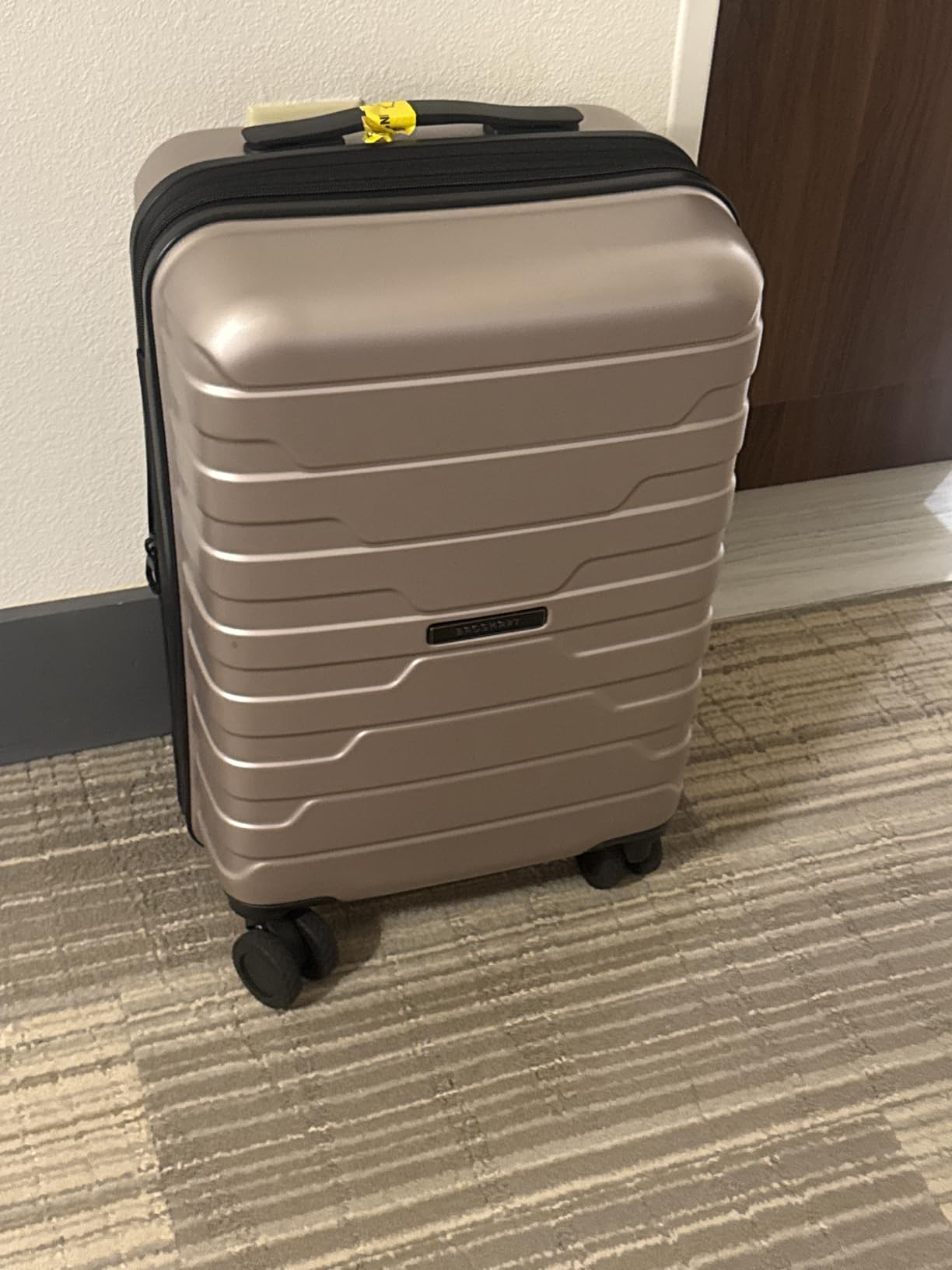 BAGSMART Carry on Luggage 22x14x9 Airline Approved with Spinner Wheels, Lightweight 20 Inch Suitcase with TSA Lock, Expandable Hard Shell for Men Women customer photo 1