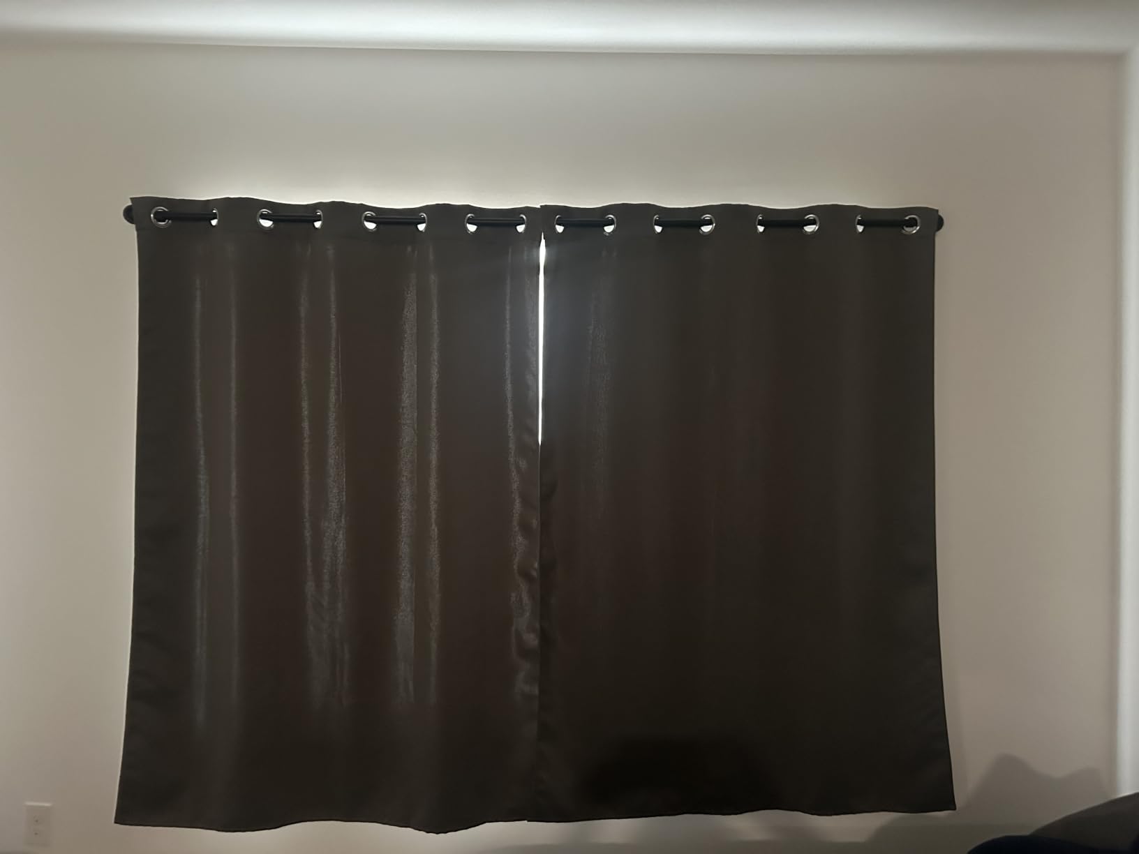 Joydeco Blackout Curtains for Bedroom, Black Out Curtains 84 Inch Long, Black Drapes with Grommets, Noise Reducing Energy Saving Thermal Insulated & Wrinkle-Free Drapes for Living Room, 2 Panels customer photo 1