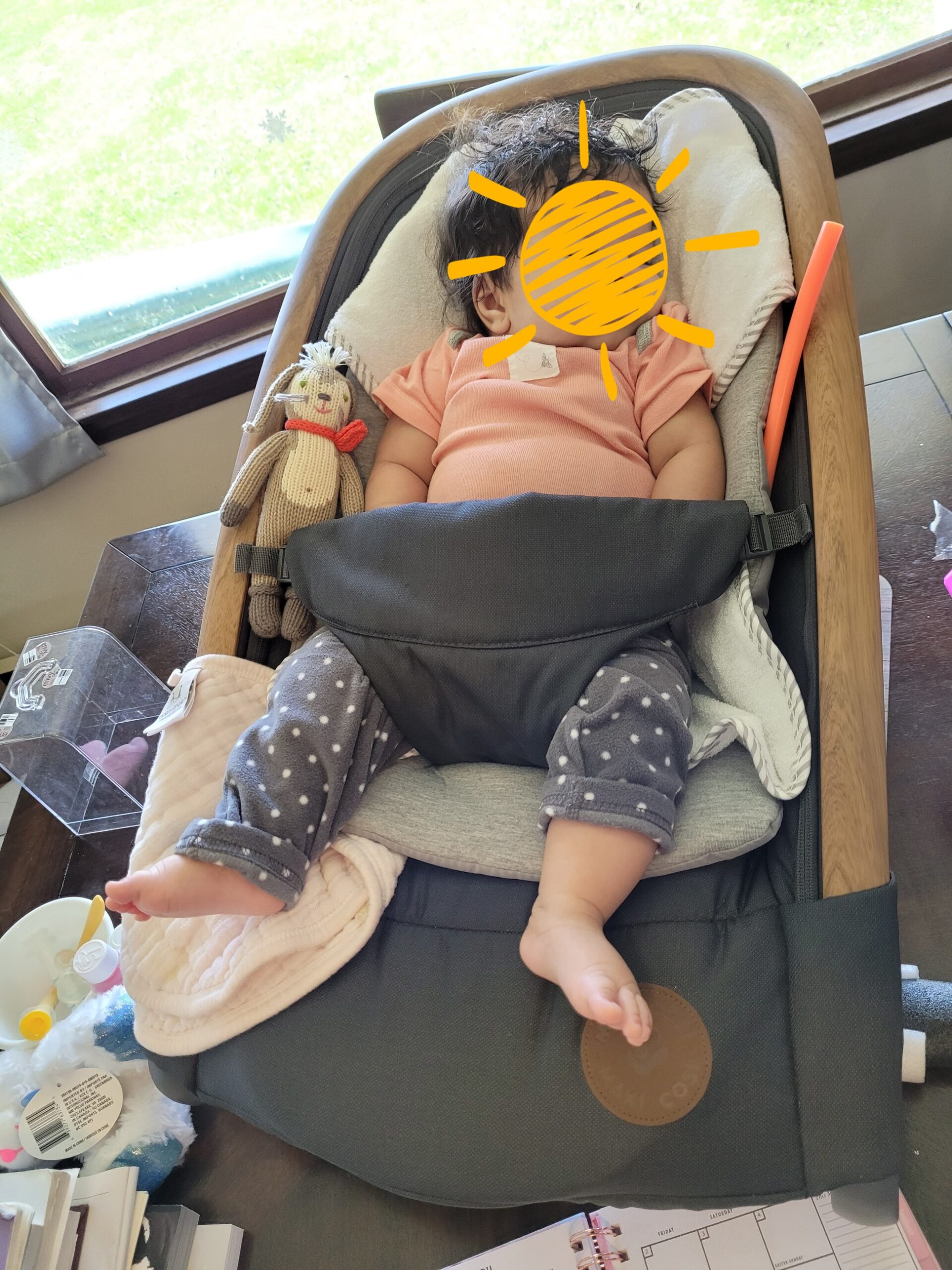 Maxi-Cosi Kori 2-in-1 Baby Bouncer Seat for Infants, Baby Rocker Chair, Portable Bouncer Chair, Classic Oat customer photo 2