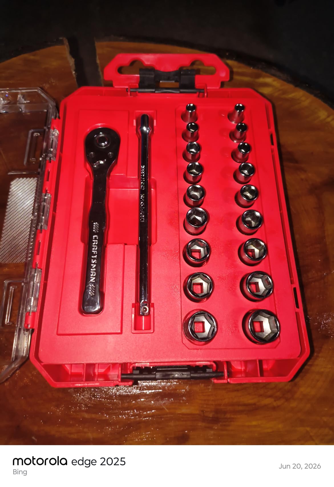 Craftsman Mechanics Tool Set, 1/4 Inch Drive, 20 Piece, 90-Tooth (CMMT12108) customer photo 2