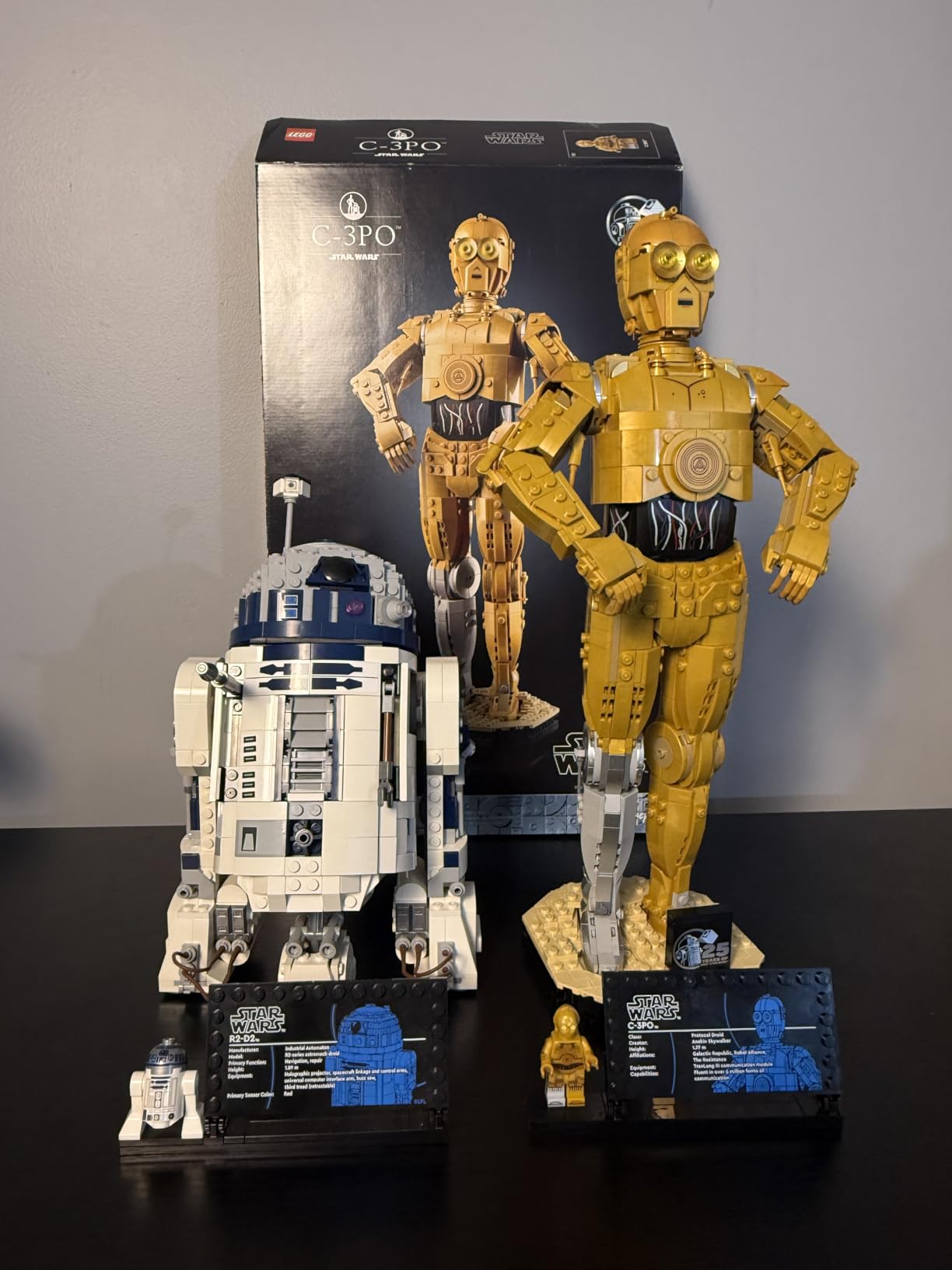 LEGO Star Wars C-3PO Buildable Droid Figure, Build and Display Model with C-3PO Minifigure, Star Wars Collectible for Home or Office Décor, Nostalgic Gift Idea for Adults, Fans or Collectors, 75398 customer photo 2