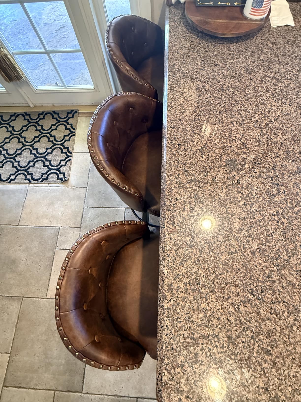 Counter Height Bar Stools Set of 3, 26