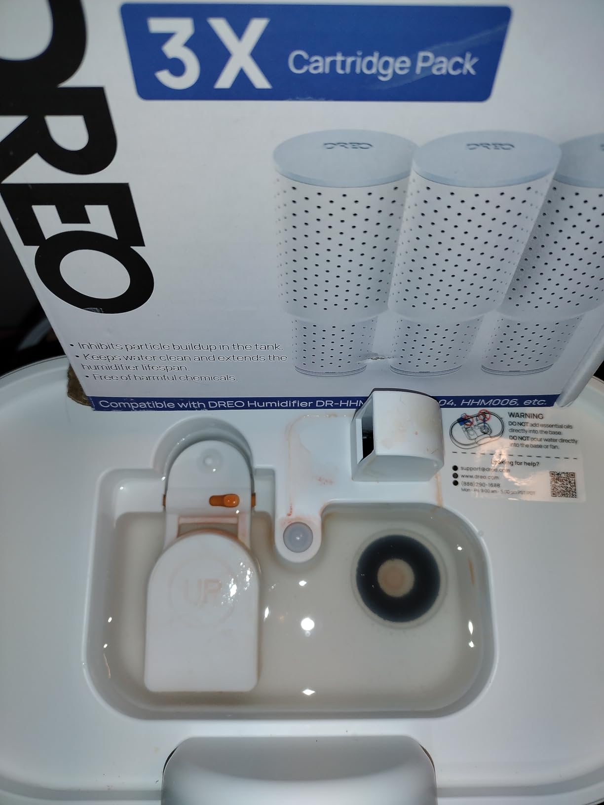 DREO 6L Humidifiers for Bedroom, 60H Runtime, 28 dB Quiet, HM524 | Precise Humidity Control, Easy to Refill & Clean, Nightlight, Cool Mist Humidifiers for Large Rooms, Baby Nurseries & Plants customer photo 1