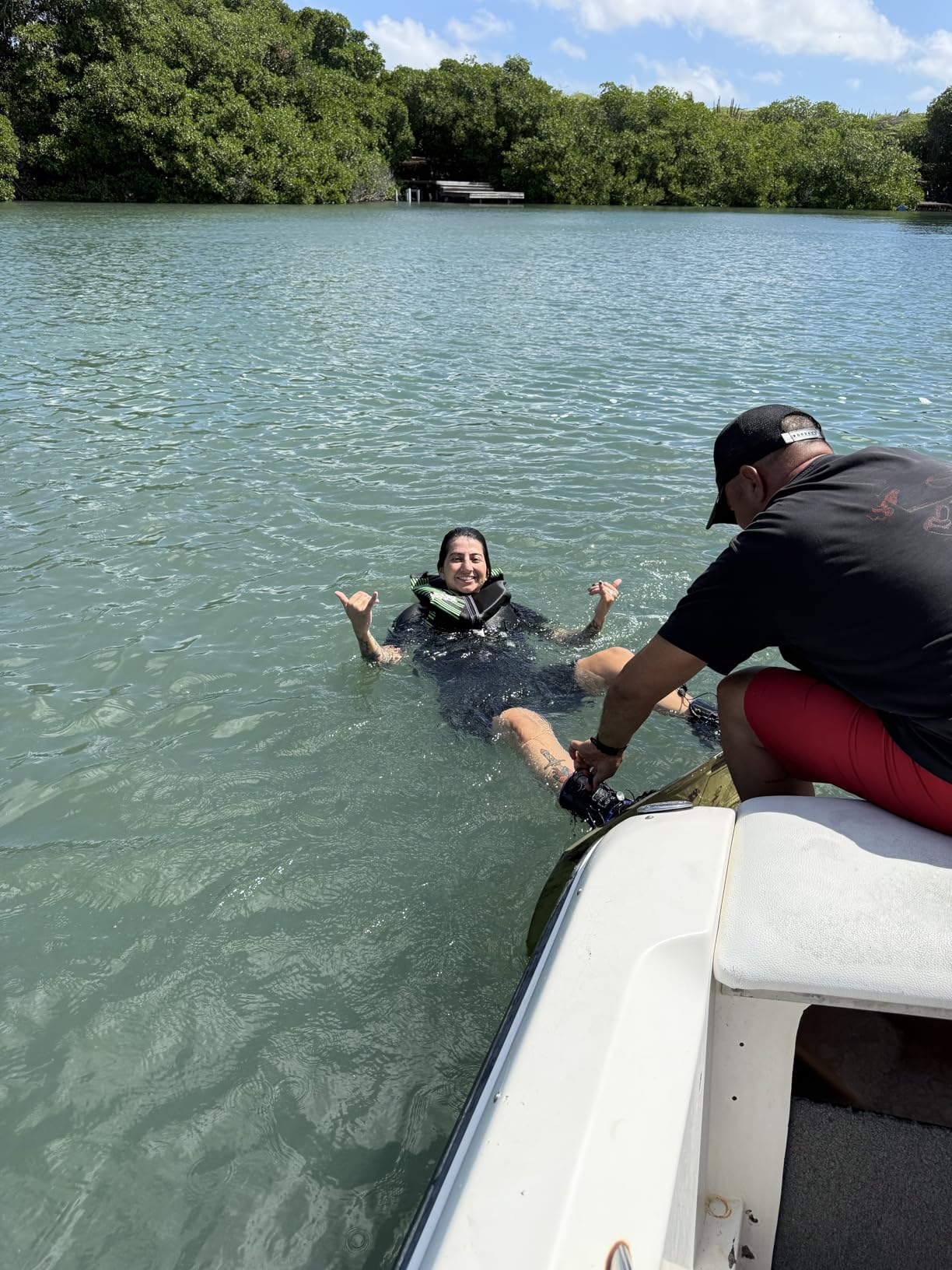 Seaskin Shorty Wetsuits for Mens Womens 2mm Front Zip Diving Suits customer photo 2