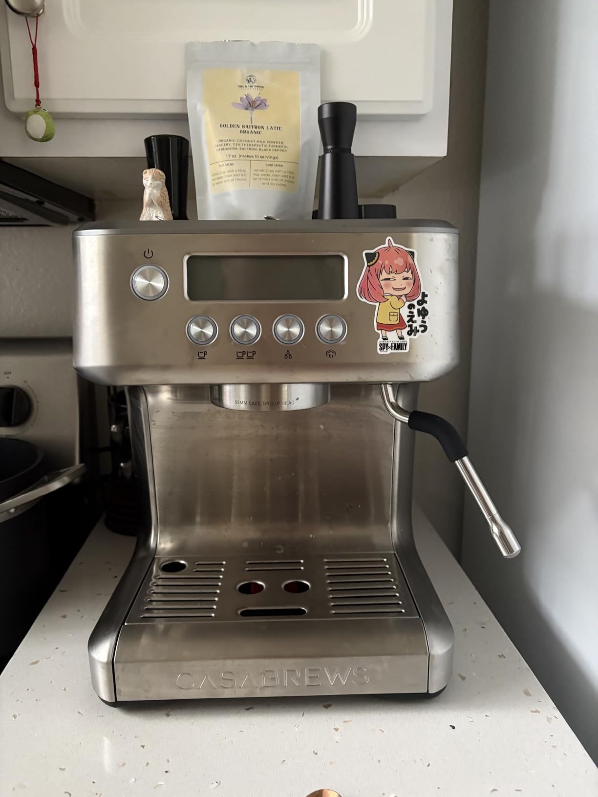 CASABREWS Ultra Espresso Machine, Barista Espresso Maker with Steam Wand | LCD Display, Custom Brew Temp, 20-Bar Italian Pump, 73oz Removable Tank customer photo 2