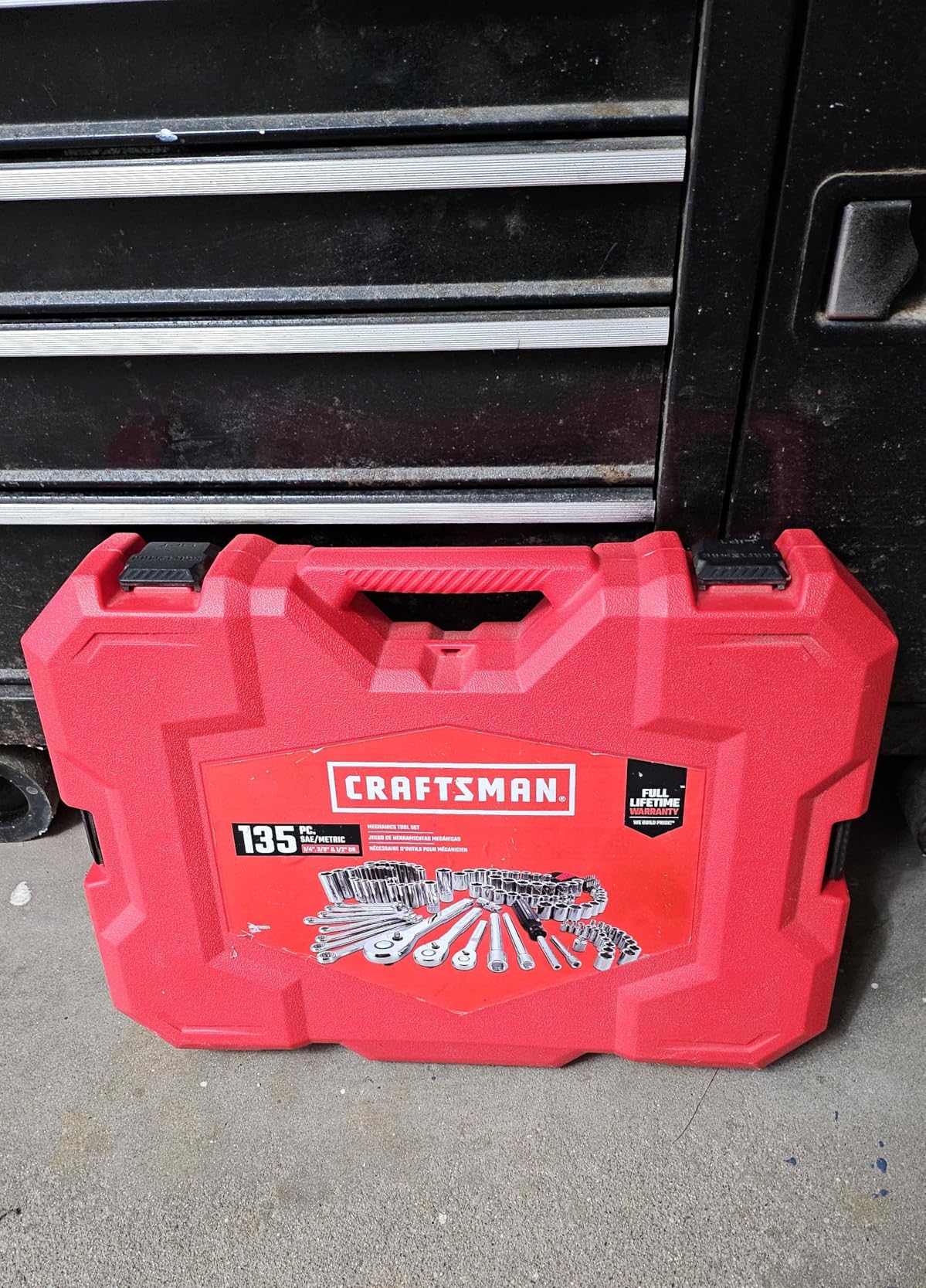 CRAFTSMAN OVERDRIVE 284-Piece Gunmetal Chrome Mechanics Tool Set, Standard SAE/Metric Socket Set, with Hard Case (CMMT99284) customer photo 1