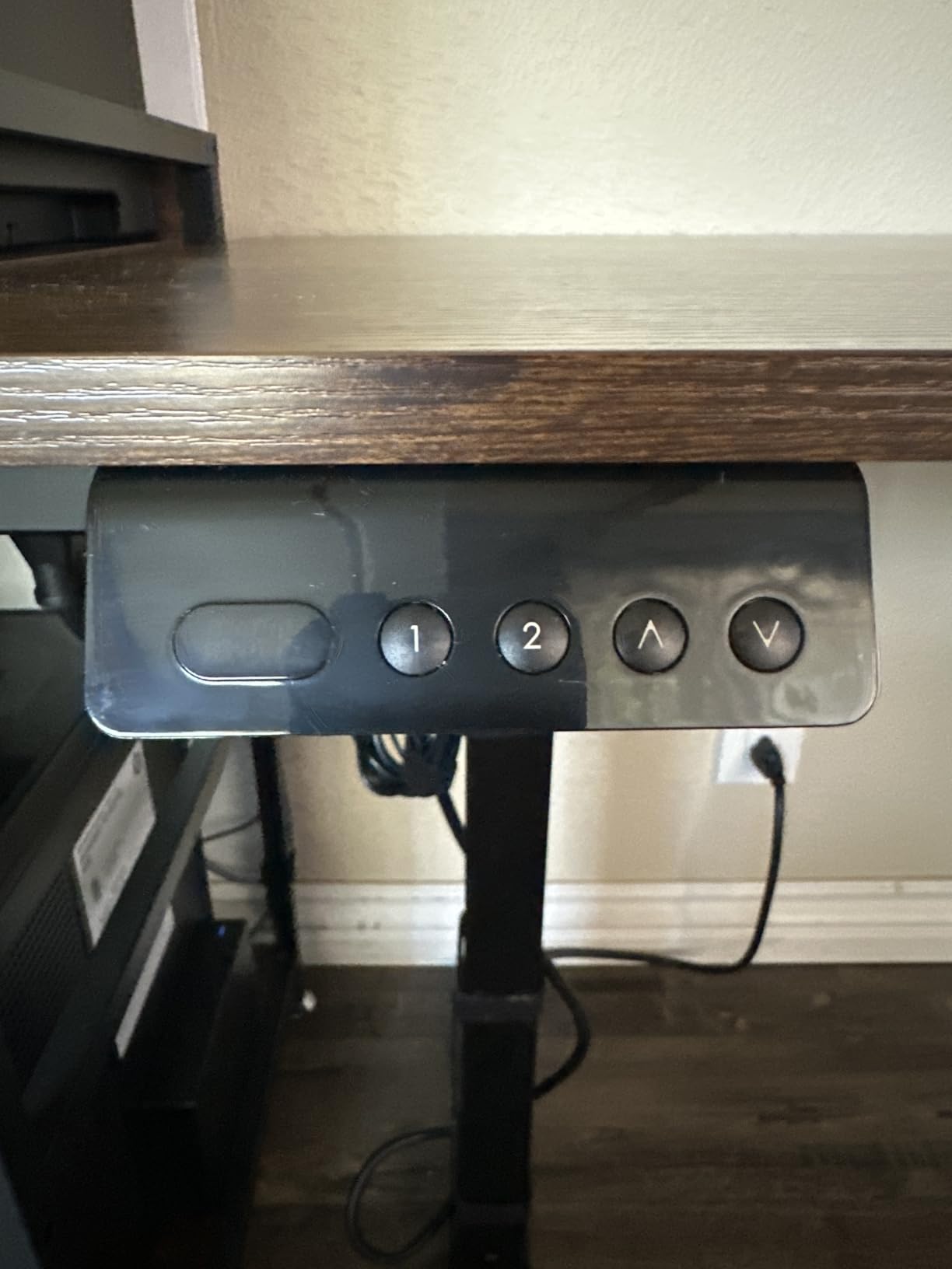 VASAGLE L Shaped Electric Standing Desk, 63 x 47.2 Inches, Height Adjustable Corner Desk with Power Outlets, 2 Memory Buttons, Easy to Assemble, for Home Office, Black ULSD242B01 customer photo 2