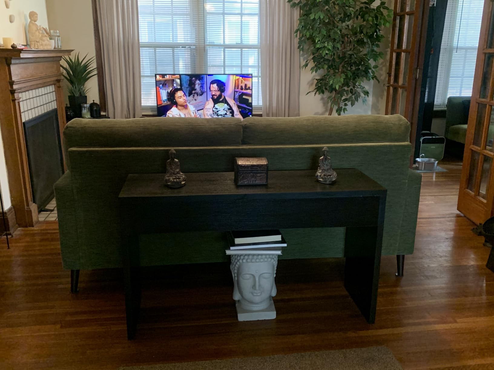 Signature Design by Ashley Bixler Sofa, Mid-Century Modern Green Couch customer photo 1