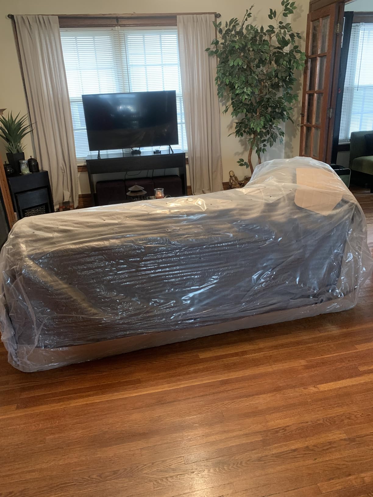 Signature Design by Ashley Bixler Sofa, Mid-Century Modern Green Couch customer photo 2