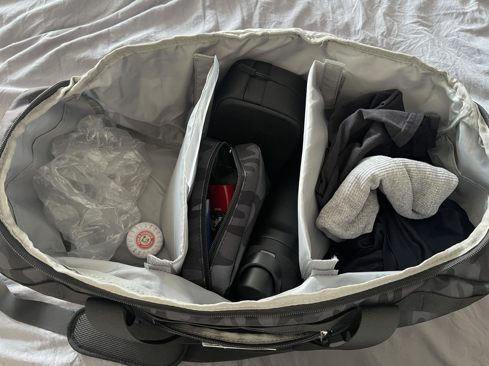 Gym Bag for Men Women, Carry on Luggage 22x14x9 Airline Approved, Tactical Travel Duffle Bag with Toiletry Bag and Shoe Compartment, Weekender Overnight with Wet Pocket for Workout, Black customer photo 1