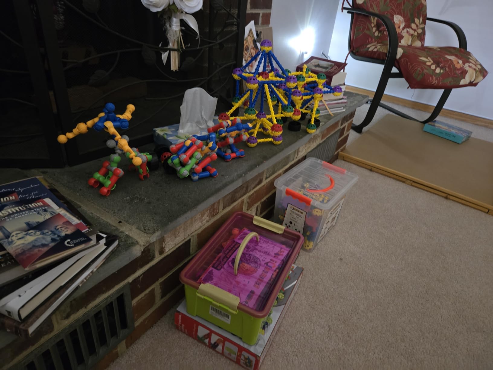 Huaker Stem Building Toys for 3 4 5 6 7 8 Year Old Boys Girls Kids, 180 Pieces Building Blocks Educational Learning Toys with Large Storage Box customer photo 2