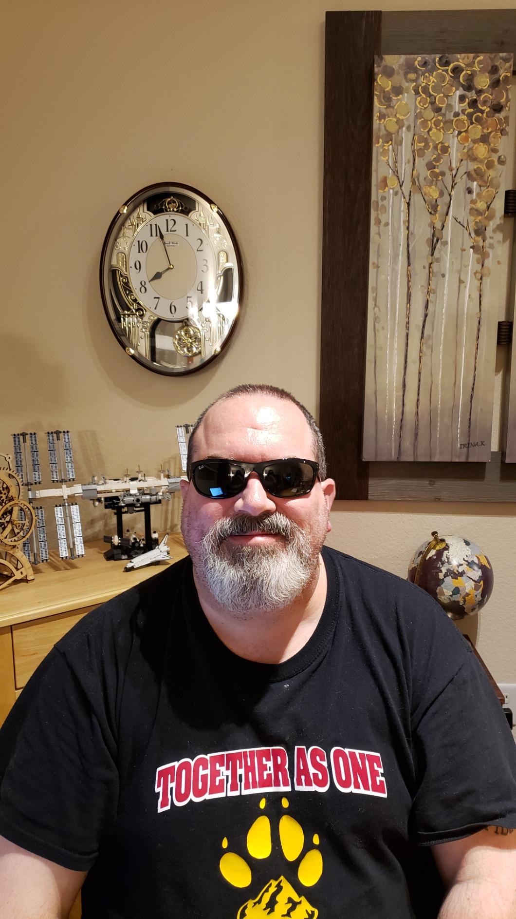 Ray-Ban Men's RB4089 Balorama Rectangular Sunglasses customer photo 2