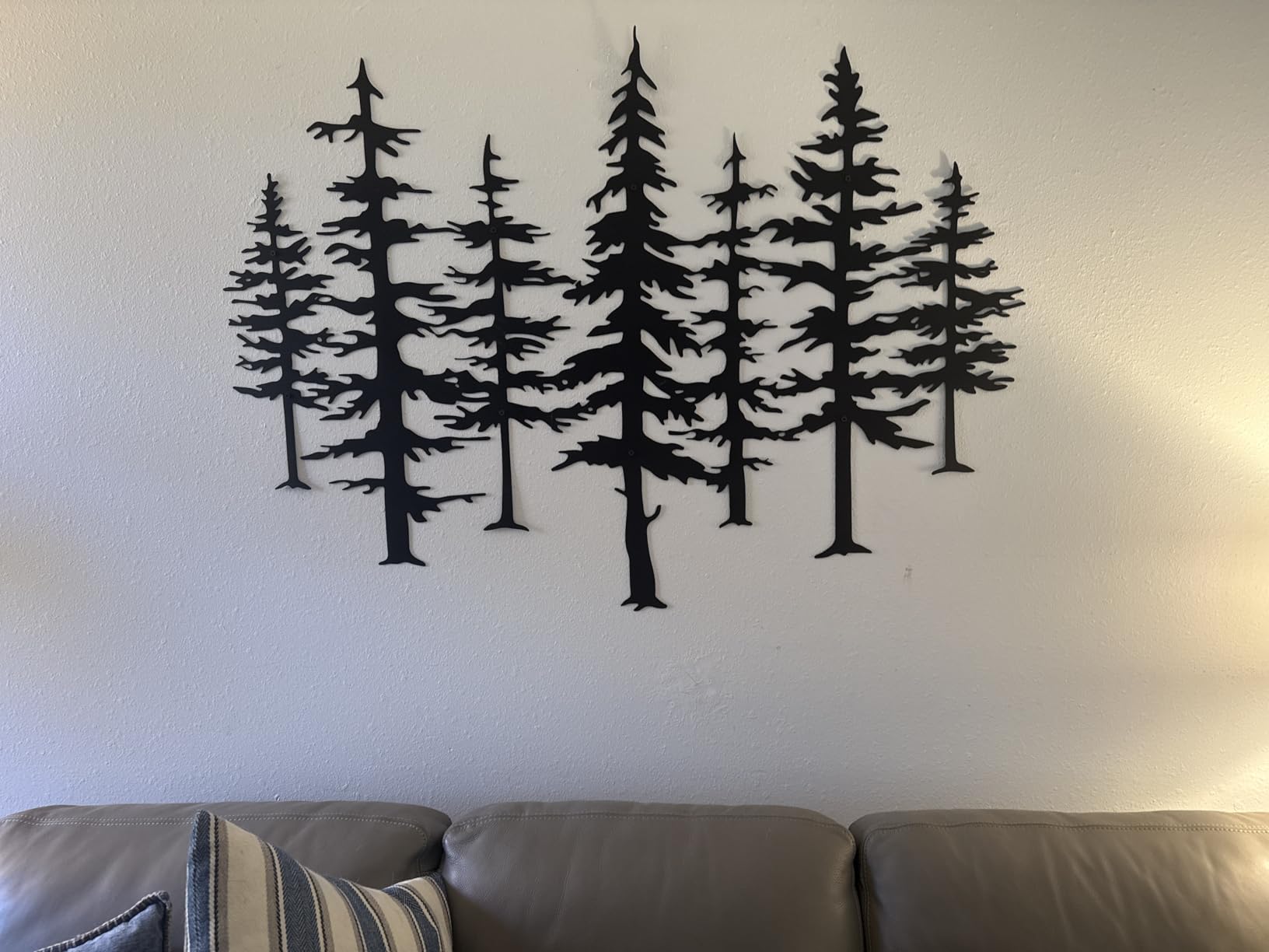 Pine Tree Metal Wall Art customer photo 1