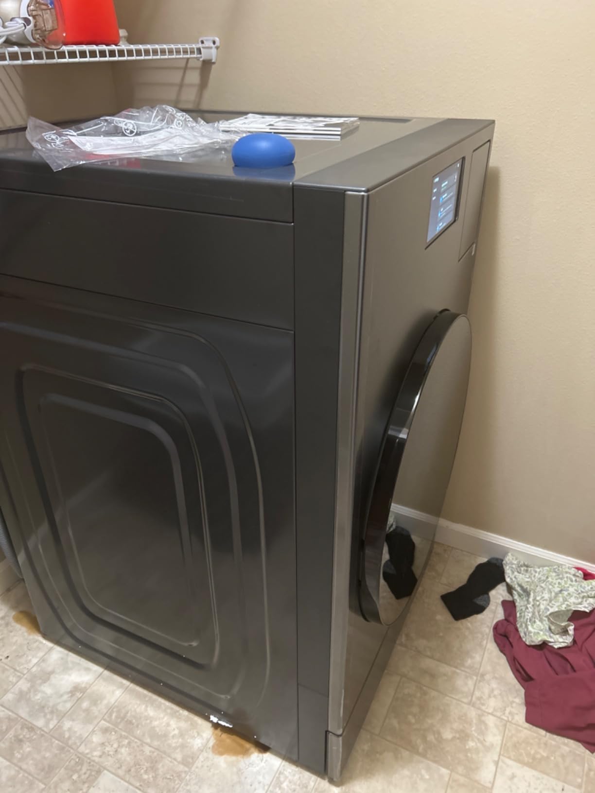 5.3 cu. ft. Bespoke AI Laundry Ventless Heat Pump Dryer Combo All-in-One Ultra Capacity Washer with AI Home, Dark Steel customer photo 2