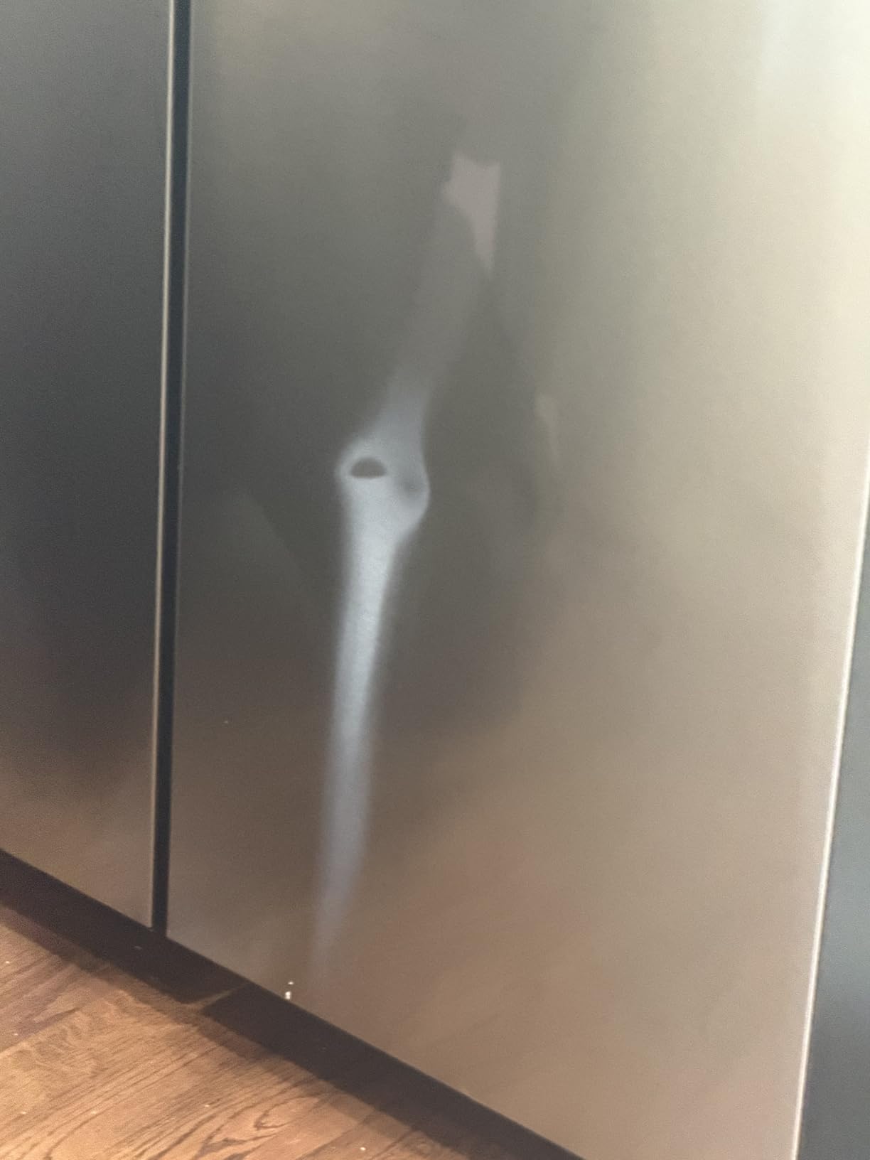 Samsung Bespoke 4-Door Flex Refrigerator with Family Hub+ in Charcoal Family Hub Panel, Stainless Steel customer photo 2