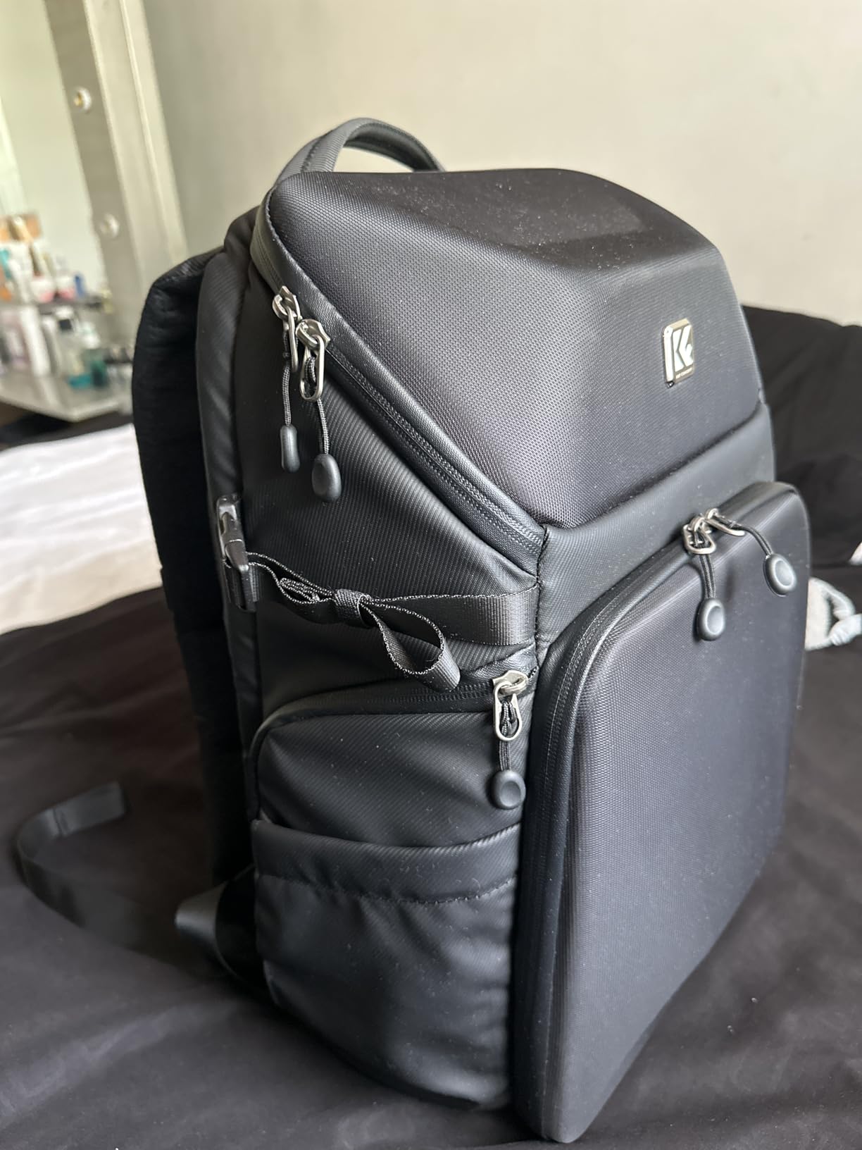 K&F CONCEPT Camera Backpack Hard Shell 20L Photography Camera Bag | Hardshell Case, Tripod Holder, Laptop Compartment, B09 customer photo 1