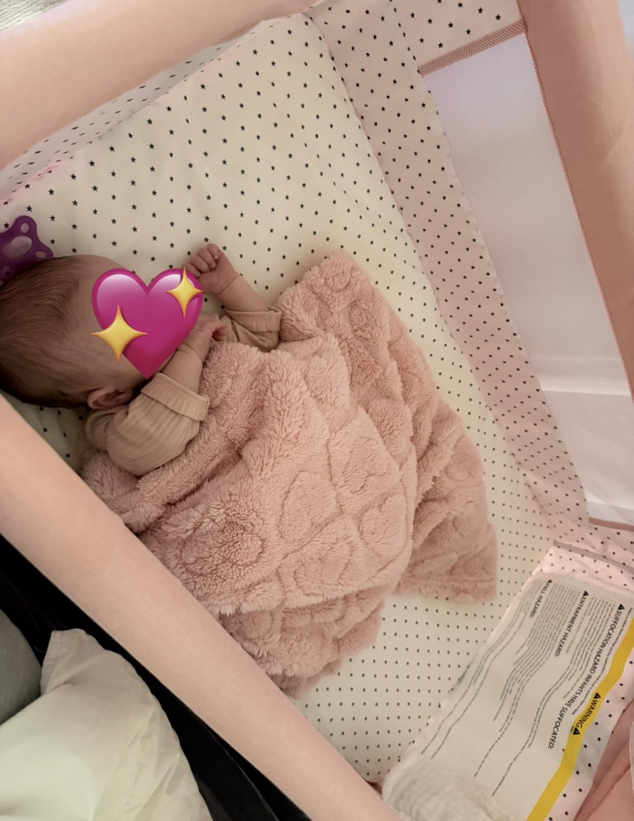 Semphis Baby Bassinet, 3 in 1 Bassinets Bedside Sleeper, Adjustable Height Bedside Sleeper with Rocking Mode, Breathable Mesh, Storage Basket, Wheels, Easy Assemble & Folding (Gray) customer photo 1