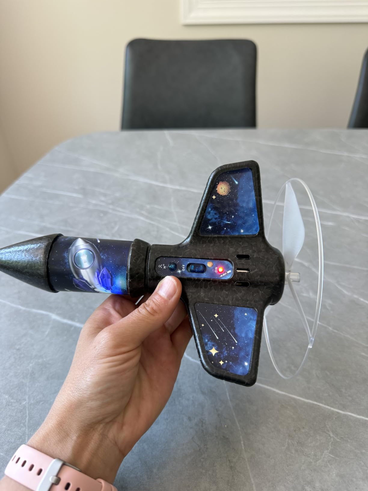 Rocket Launcher for Kids - 200 Ft of Flight Altitude, Model Rocket with Launch Set, Rockets Outdoor Toys with Safely Parachute, Easter Birthday Toys for Boys & Girls Ages 5 6 7 9 10 12 8-13 Years Old customer photo 1