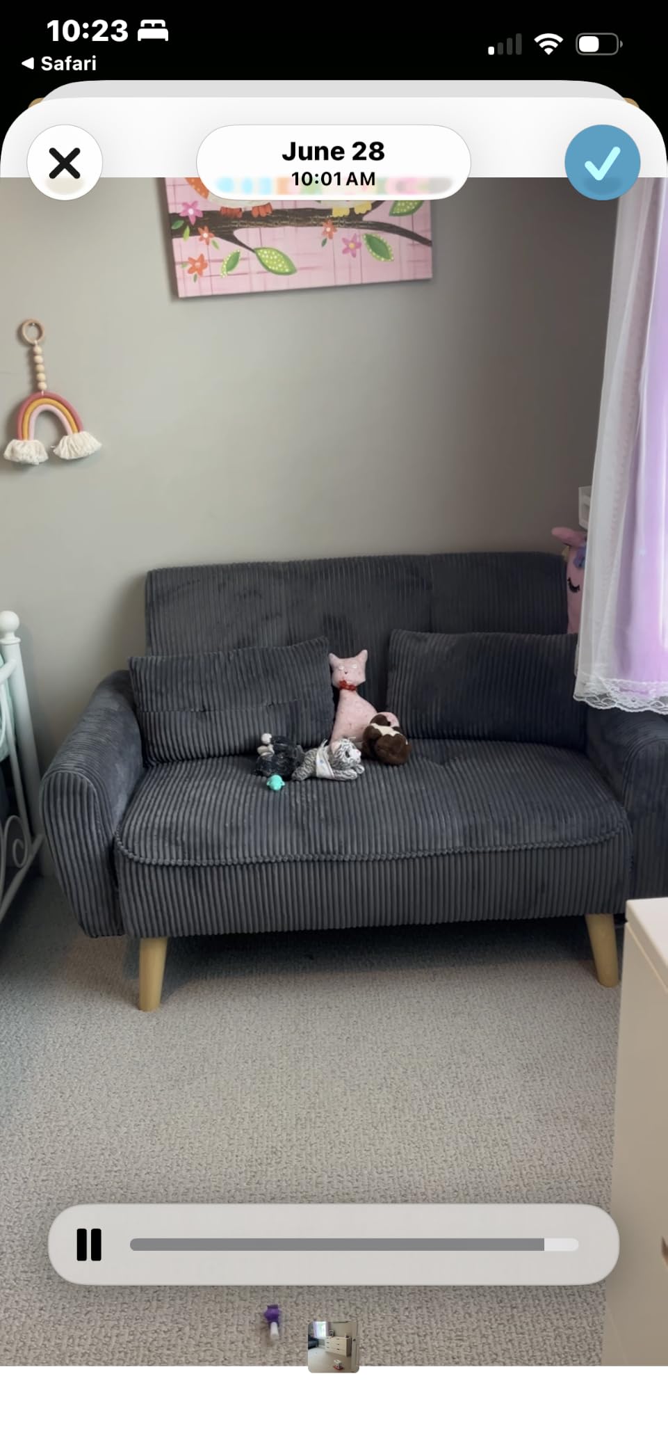 Shintenchi 48 Loveseat Sofa, Mid-Century Modern Upholstered Couch Deep Seat (Light Grey) customer photo 1