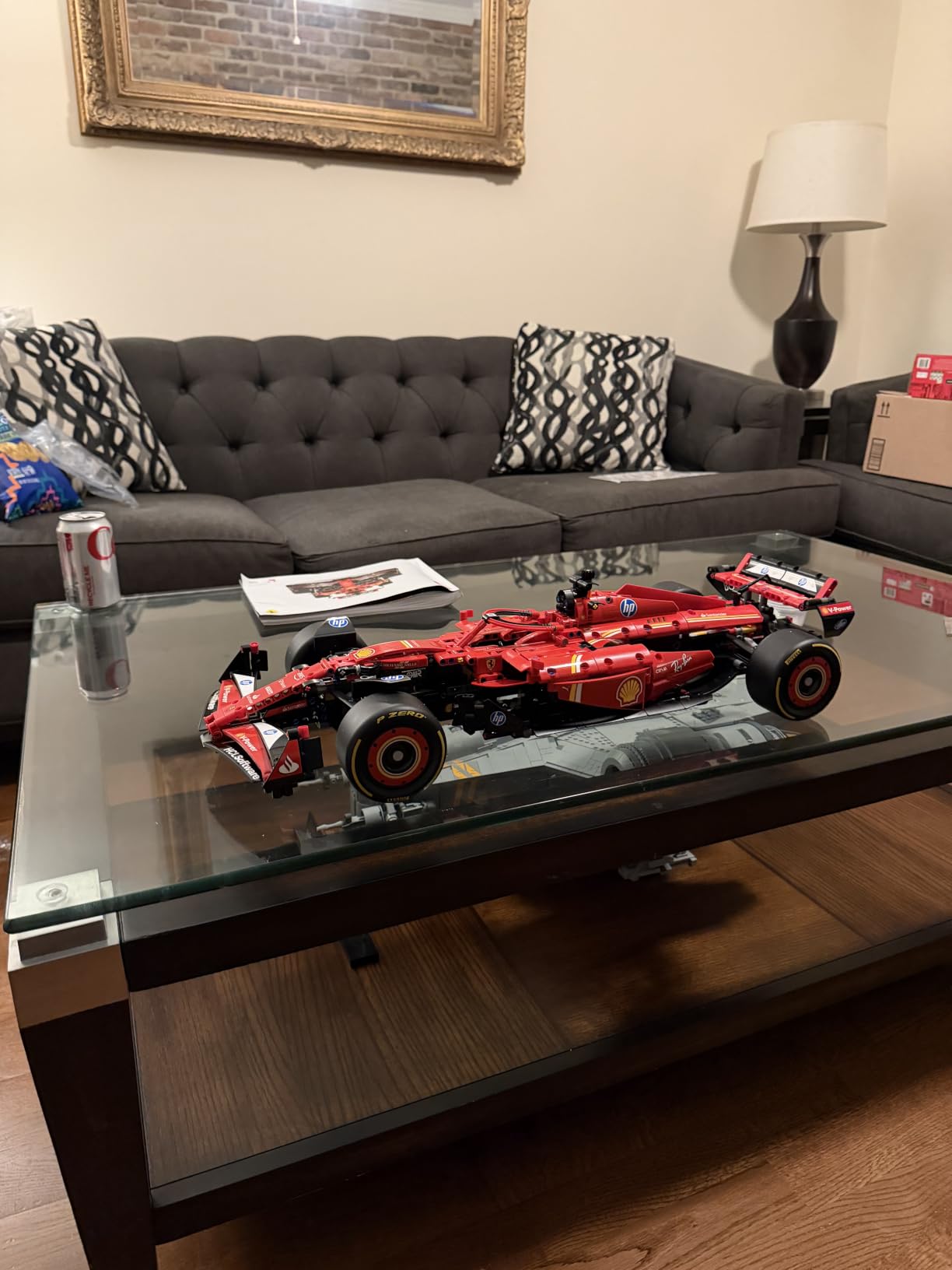 Technic Ferrari SF-24 F1 Model Car Kit - Building Set for Adults, Ages 18+ with Realistic Features - Ferrari DIY Craft for Display - Gift Idea for F1 Fans - 42207 customer photo 2