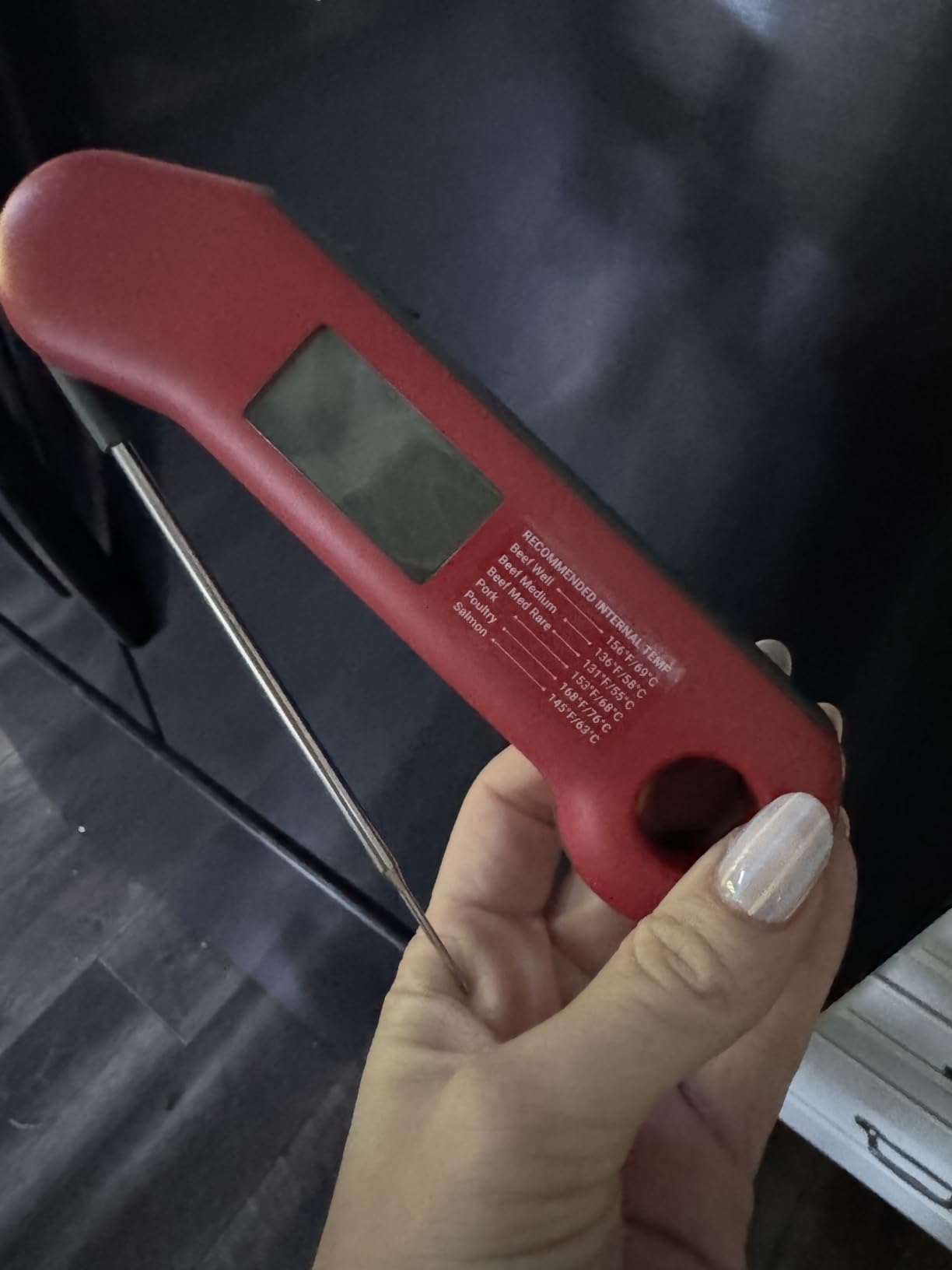 ThermoMaven Professional Meat Thermometer Digital, Ultra-Fast 0.5 Sec Instant Read, NIST Certified +/-0.5 deg F Accuracy, IP67 Waterproof, Auto-Rotating Backlit Display, Lift-to-Wake, for BBQ/Cooking/Candy customer photo 1