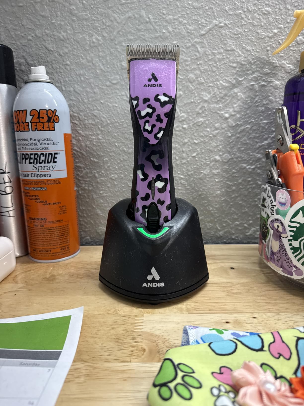 Andis Pulse ZR II Gabriel Feitosa Edition Clipper, 5-Speed | CeramicEDGE blade, replaceable lithium-ion battery customer photo 2