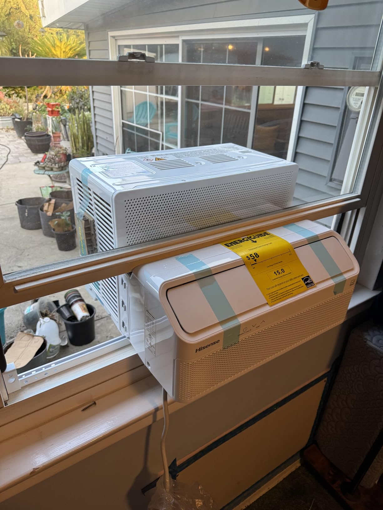 Hisense AWL1225TW1W Window Air Conditioner, White, 12000 BTU Smart Inverter, L Shaped, Open Window Flexibility, Easy Installation, Ultra Quiet, 37.6% more Energy Saving, Bracket Included, 2Y Warranty customer photo 1