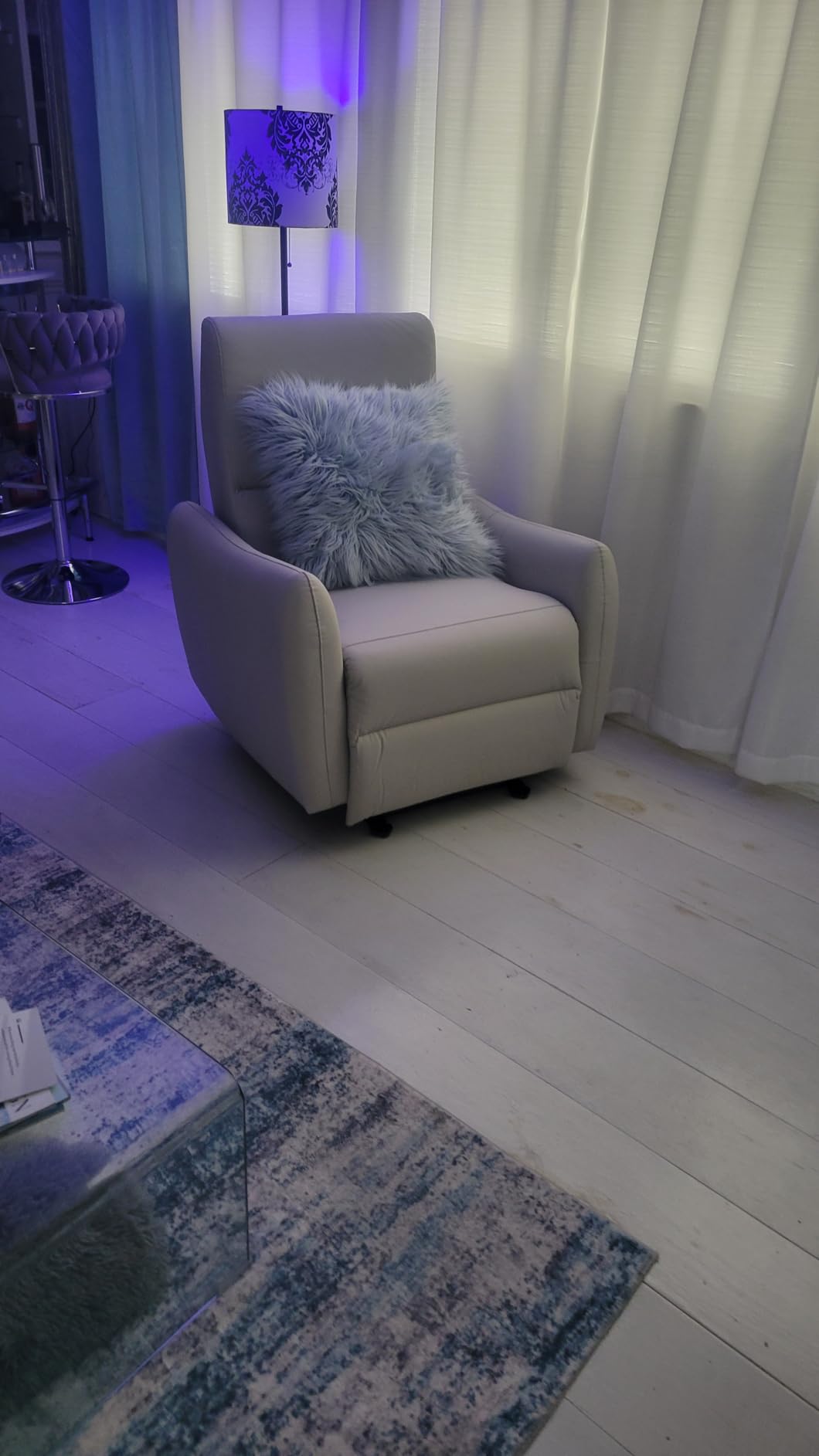 Wall Hugger Power Recliners for Small Spaces, Electric Recliners with USB, Modern RV Recliner Chair for Living Room, Apartment customer photo 2