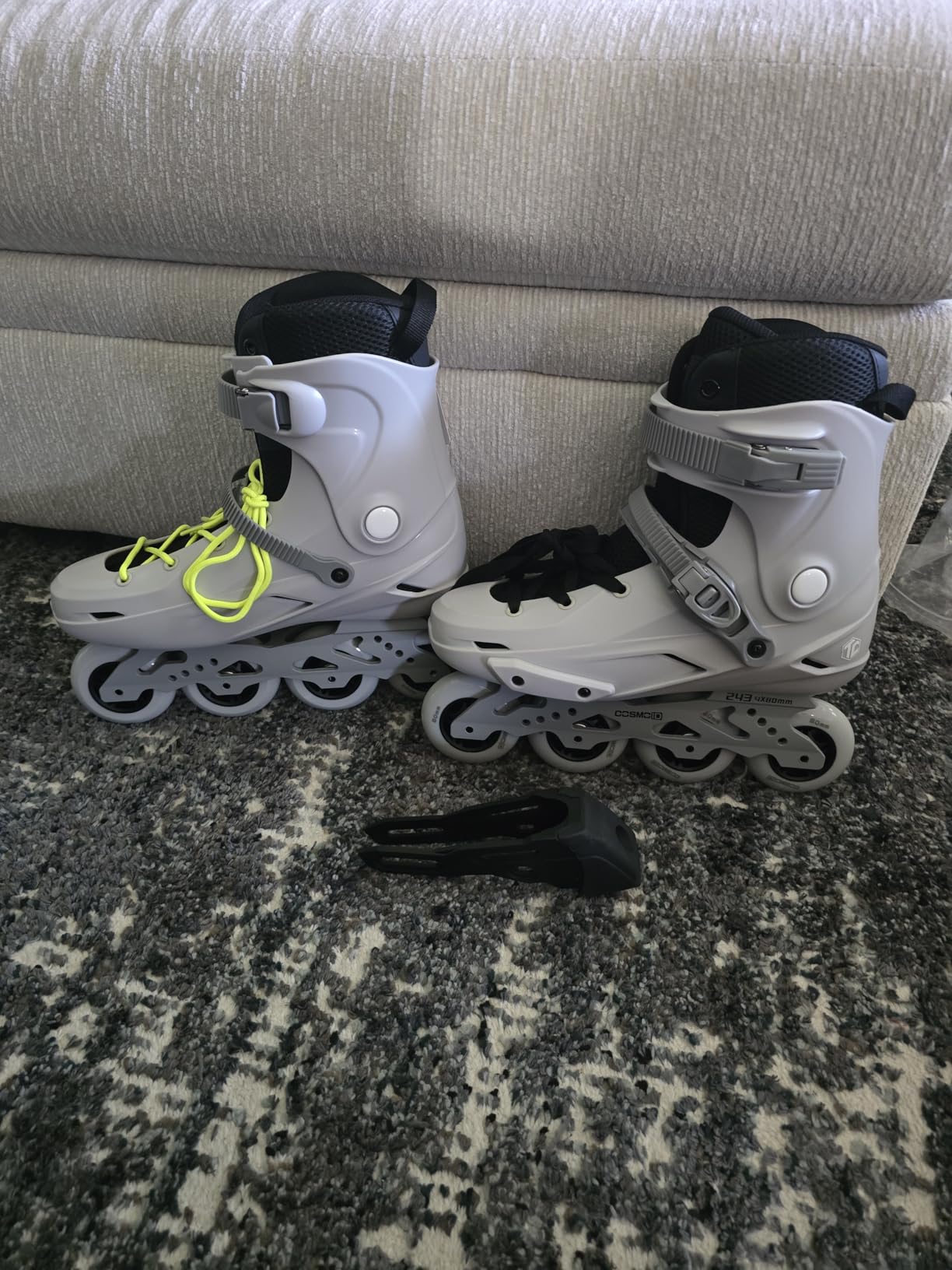 TC Inline Skates for Adults & Teens | Professional Roller Blades for Men & Women, Fitness & Recreation Skates, Grey, Size 4-13 customer photo 2