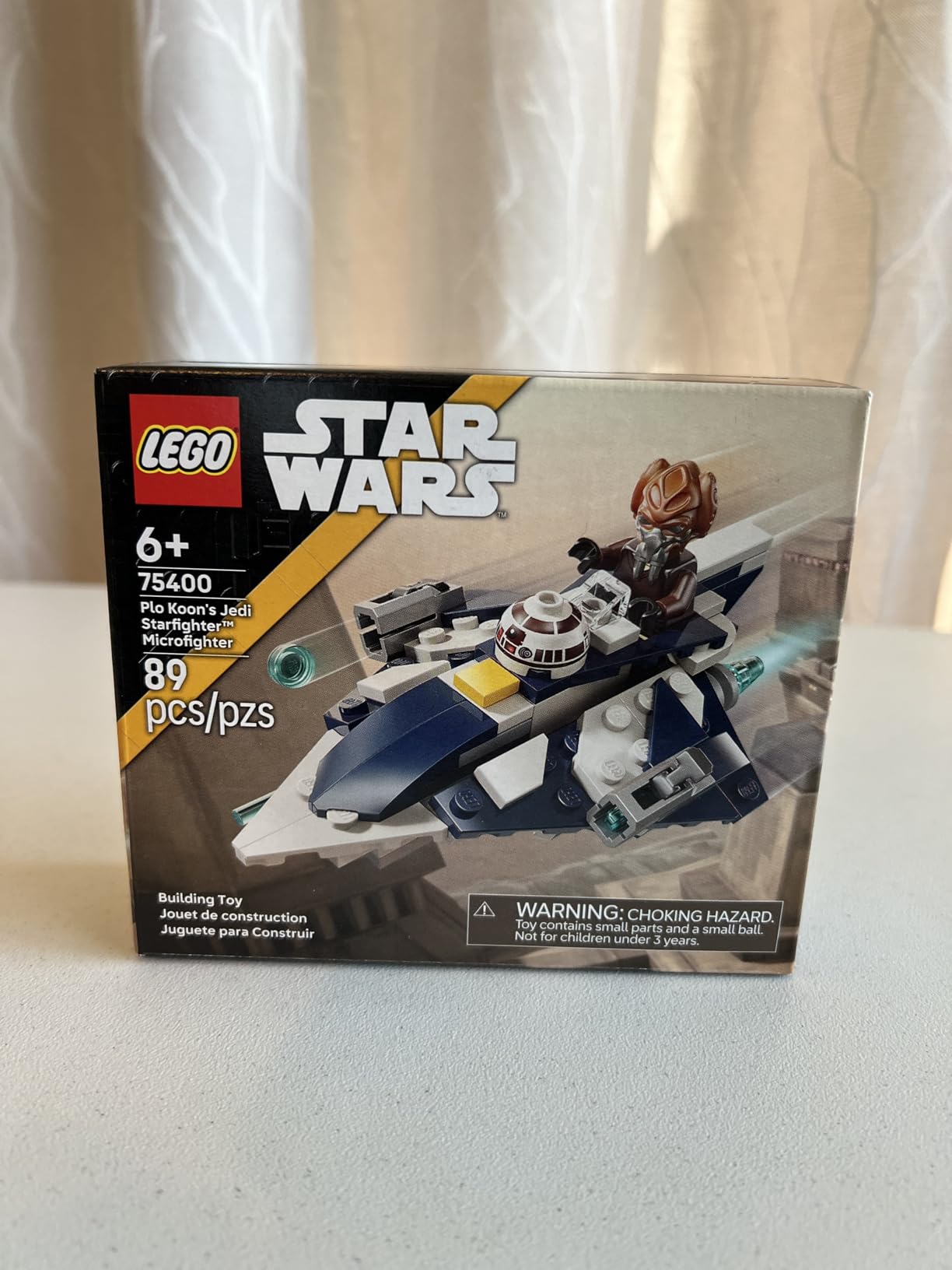 LEGO Star Wars Plo Koon's Jedi Starfighter Microfighter 75400 - Building Toy for Kids, Ages 6+ customer photo 1