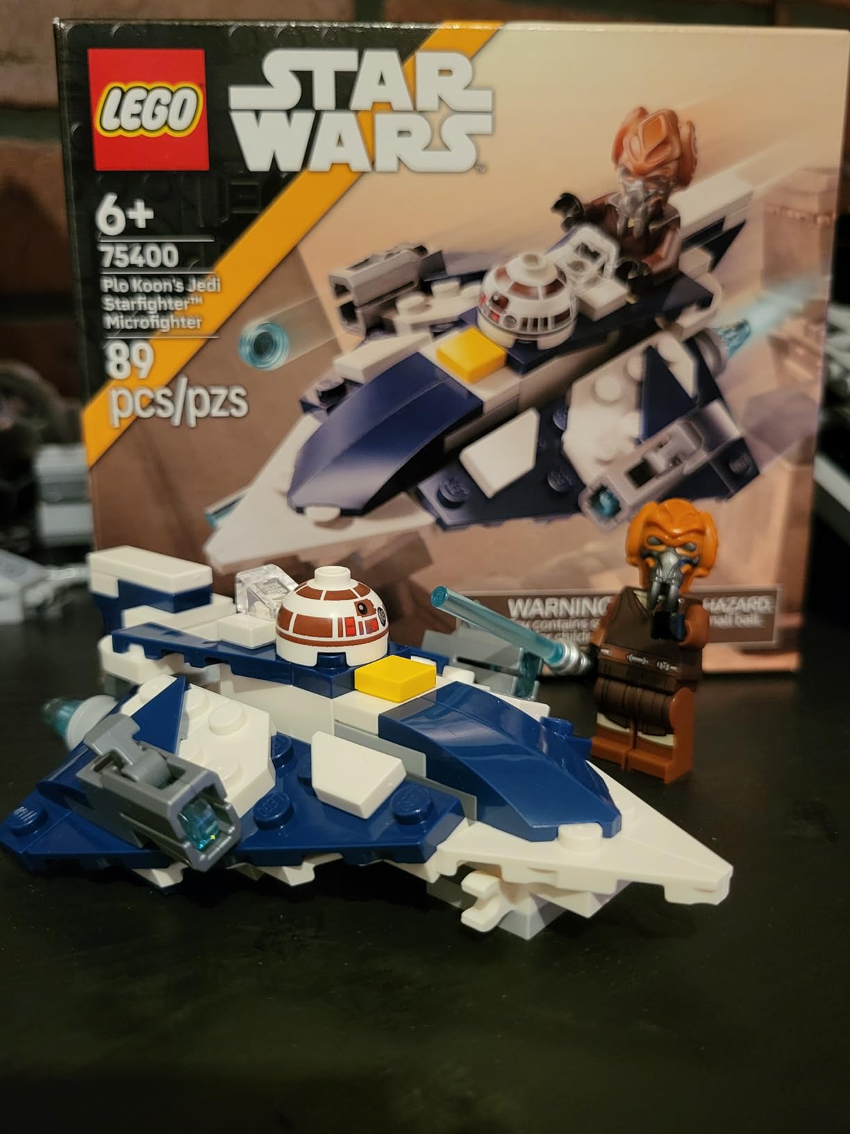 LEGO Star Wars Plo Koon's Jedi Starfighter Microfighter 75400 - Building Toy for Kids, Ages 6+ customer photo 2