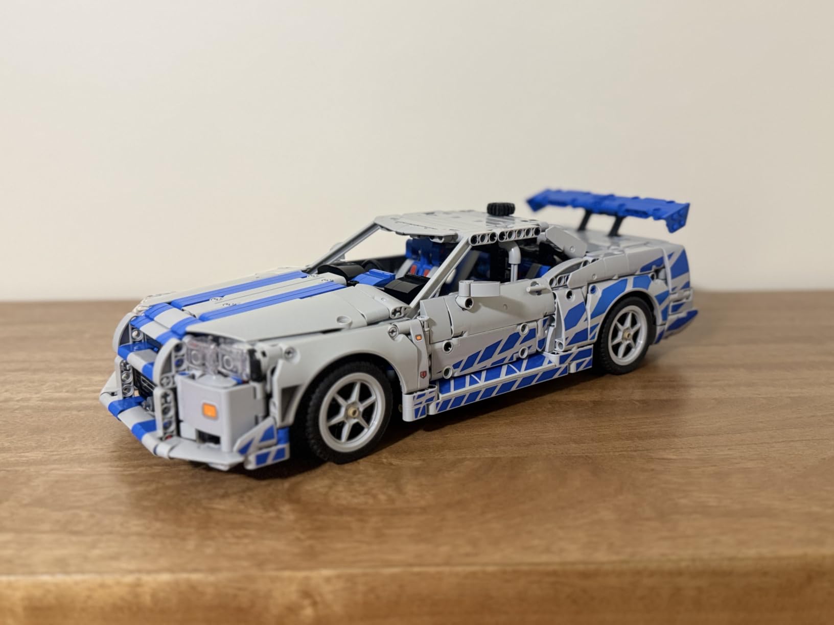 Technic 2 Fast 2 Furious Nissan Skyline GT-R (R34) Car - DIY Kit and Building Set for Adults - Collectible Model Street Racer with Drift Function - Gift for Car Enthusiasts and Movie Fans - 42210 customer photo 2