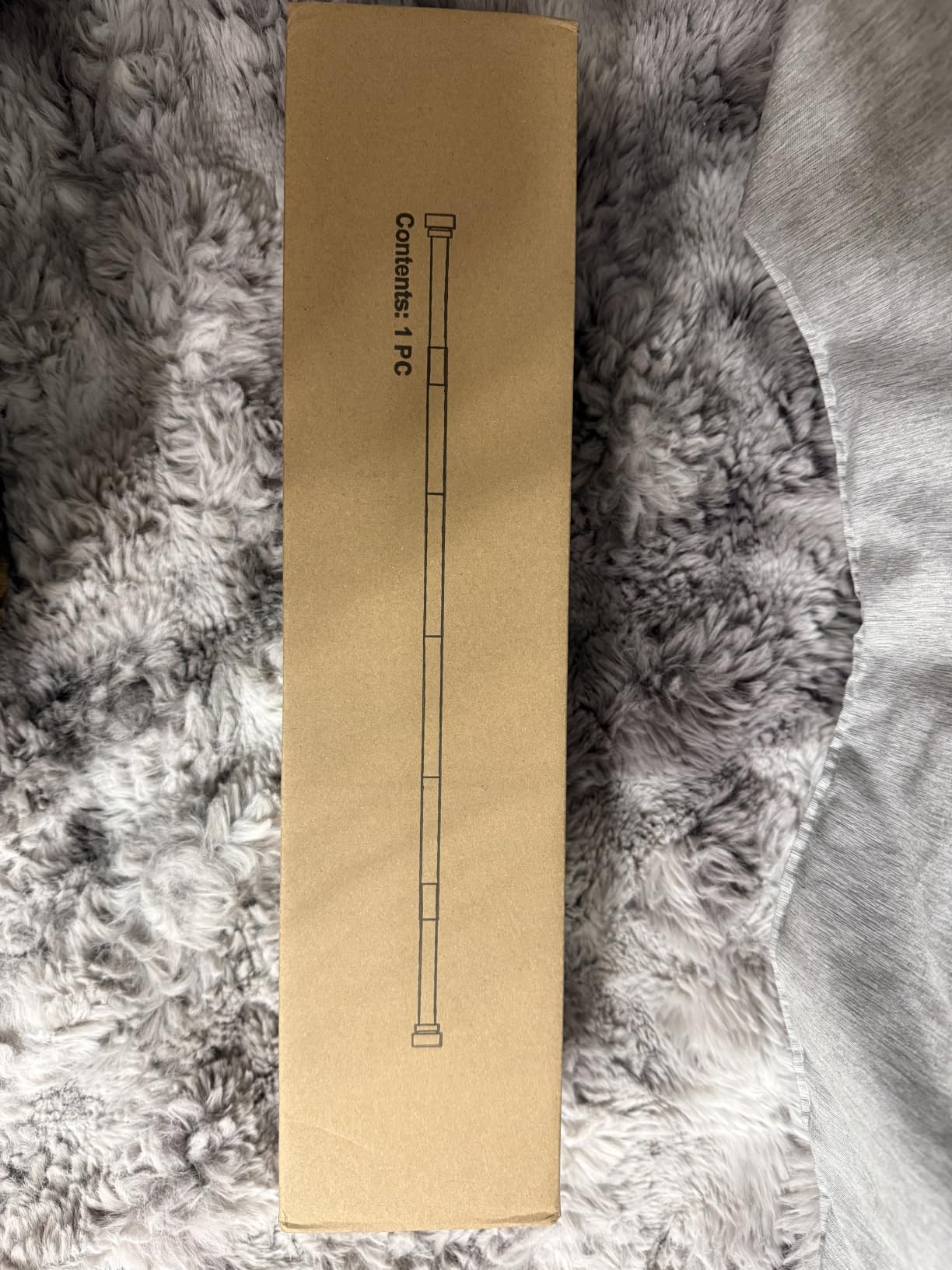 Lootkell Modern Black Curtain Rods Set, 48-84 Inches Adjustable, Heavy Duty 1 Inch Diameter, Decorative Finials, 2 Pack, for Windows, Outdoor, Farmhouse, Bedroom, Kitchen, Living Room customer photo 1