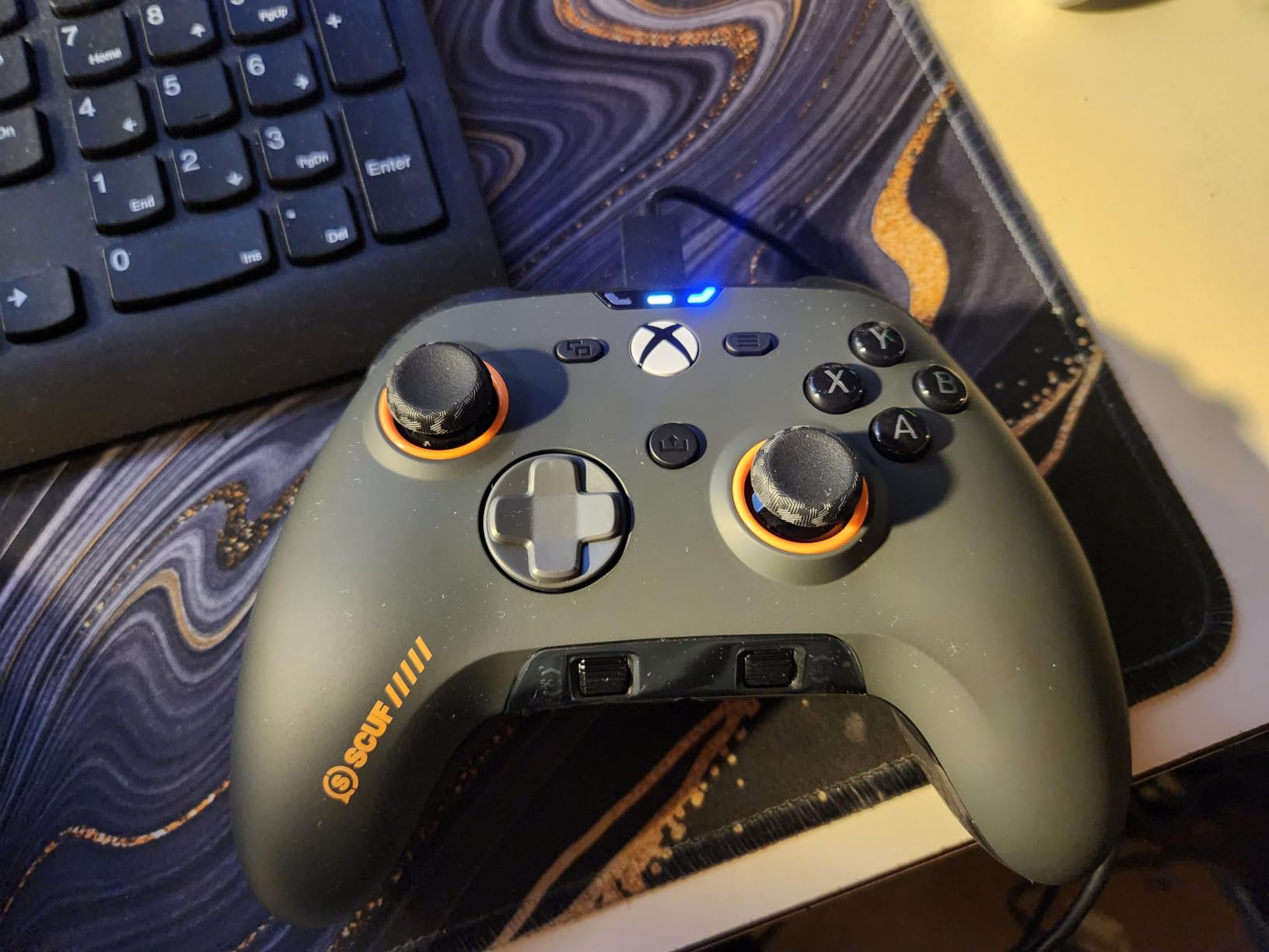 SCUF VALOR PRO Wired Performance Xbox Controller - Customizable Back Paddles, Instant Triggers, Hall Effect Thumbsticks, Audio Controls, Xbox Series X|S, Xbox One, Windows PC - Steel Gray customer photo 2