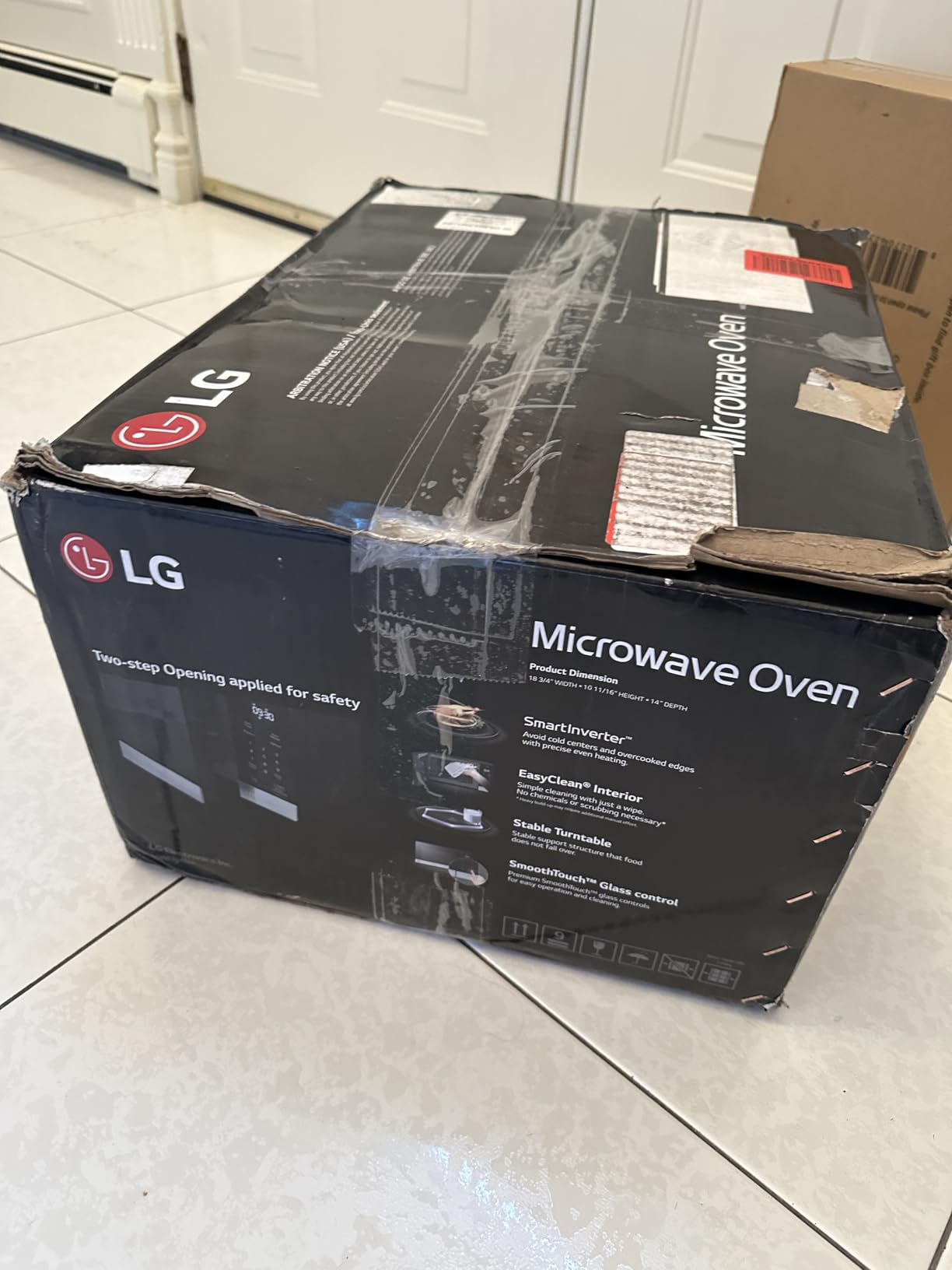 LG Countertop Microwave, 0.9 cu. ft., Stainless Steel, Smart Inverter, NeoChef, 1000 Watts customer photo 2