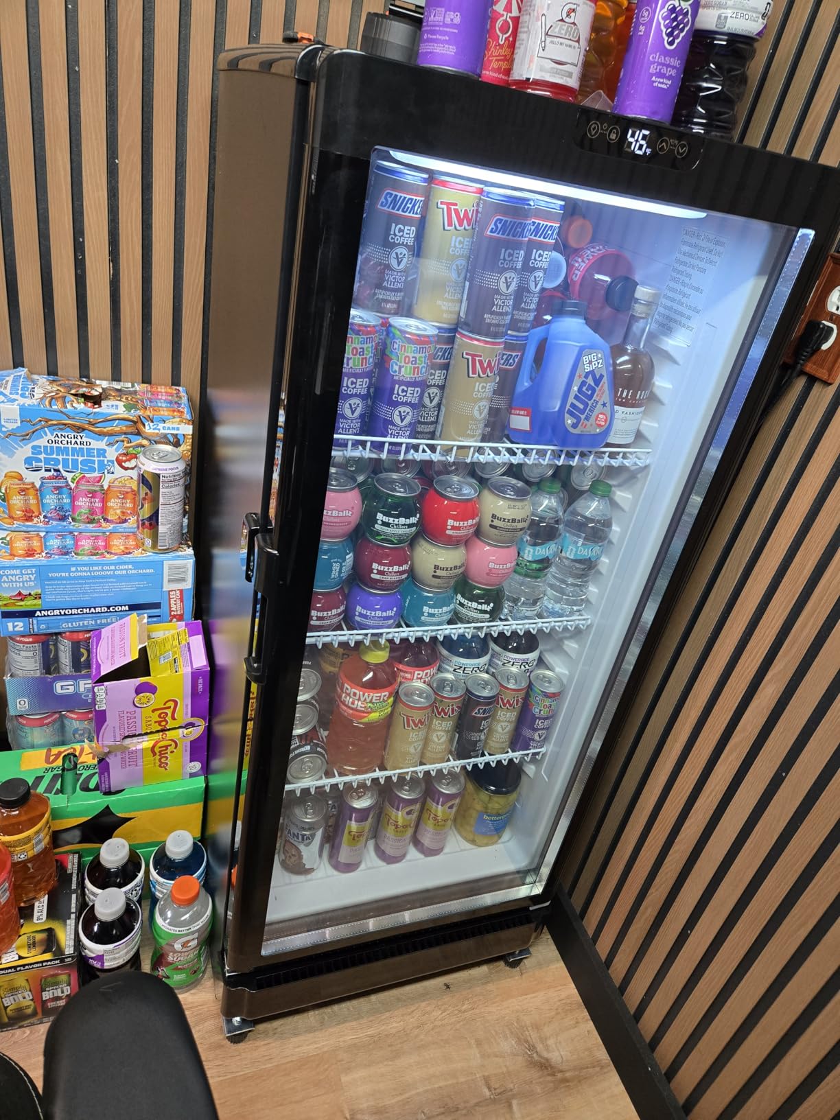 6 Cu.Ft Commercial Refrigerators, Display Fridge with Double-Tempered Glass Door, Beverage Cooler for Bar, Office, Restaurant, Outdoor Beverage Refrigerator with Locking, Key & LED customer photo 1