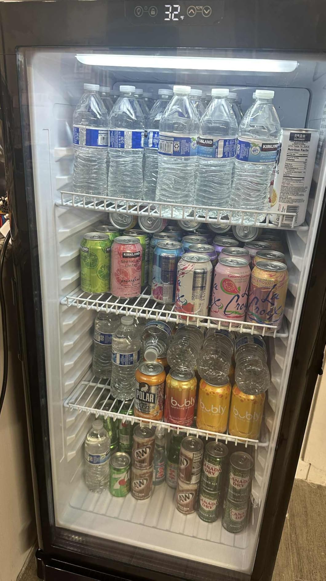 6 Cu.Ft Commercial Refrigerators, Display Fridge with Double-Tempered Glass Door, Beverage Cooler for Bar, Office, Restaurant, Outdoor Beverage Refrigerator with Locking, Key & LED customer photo 2