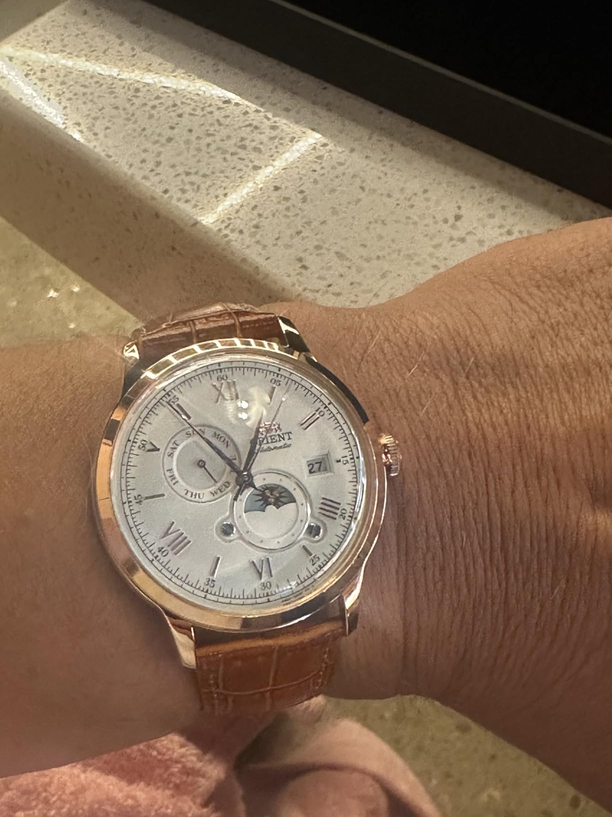 Orient Bambino Version 9 Stainless Steel Automatic Dress Watch with Weekly Calendar customer photo 1