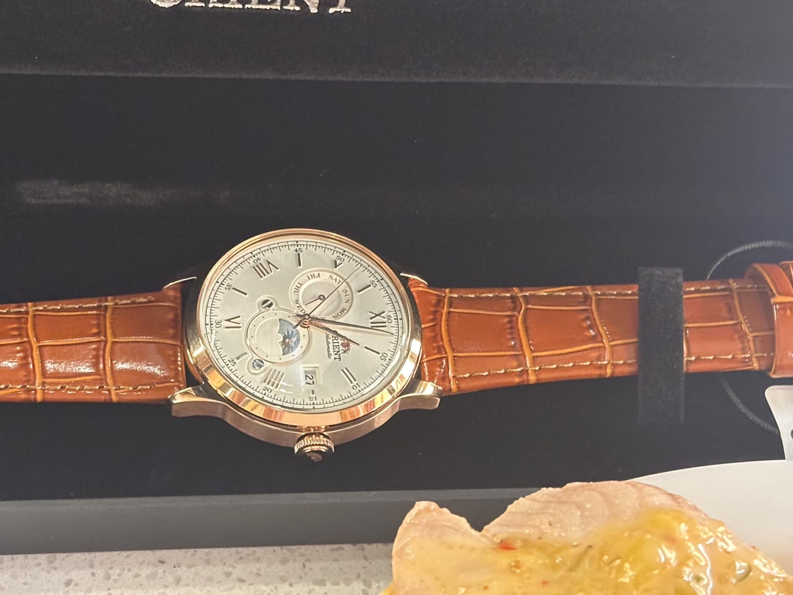 Orient Bambino Version 9 Stainless Steel Automatic Dress Watch with Weekly Calendar customer photo 2